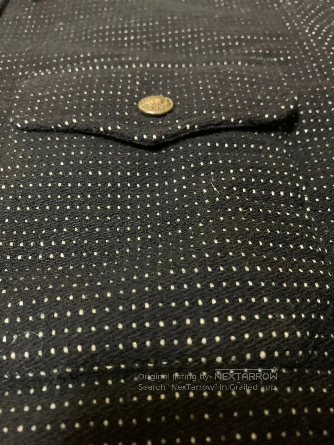 Japanese Brand Gladhand Flannel Shirt with Classic Logo Buttons. Size US M / EU 48-50 / 2 - 6 Thumbnail