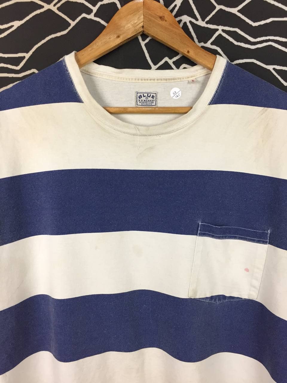 Blue Blue Japan Blue Blue Japan Hollywood Ranch Market Striped Pocket Tee Size US XL / EU 56 / 4 - 3 Thumbnail
