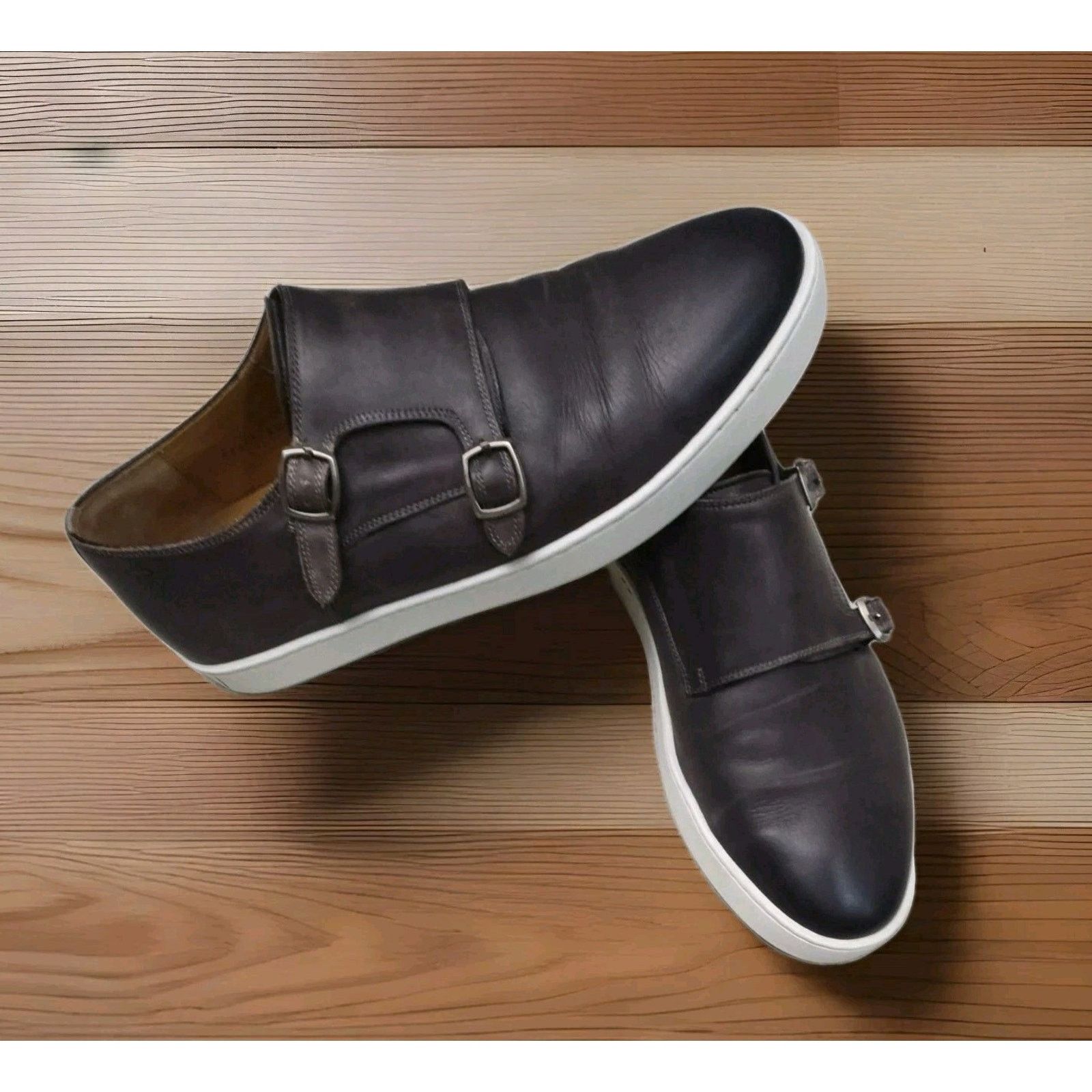 Magnanni Magnanni Latham Men's Brown Leather Shoes Size 9.5 Size US 9.5 / EU 42-43 - 6 Thumbnail