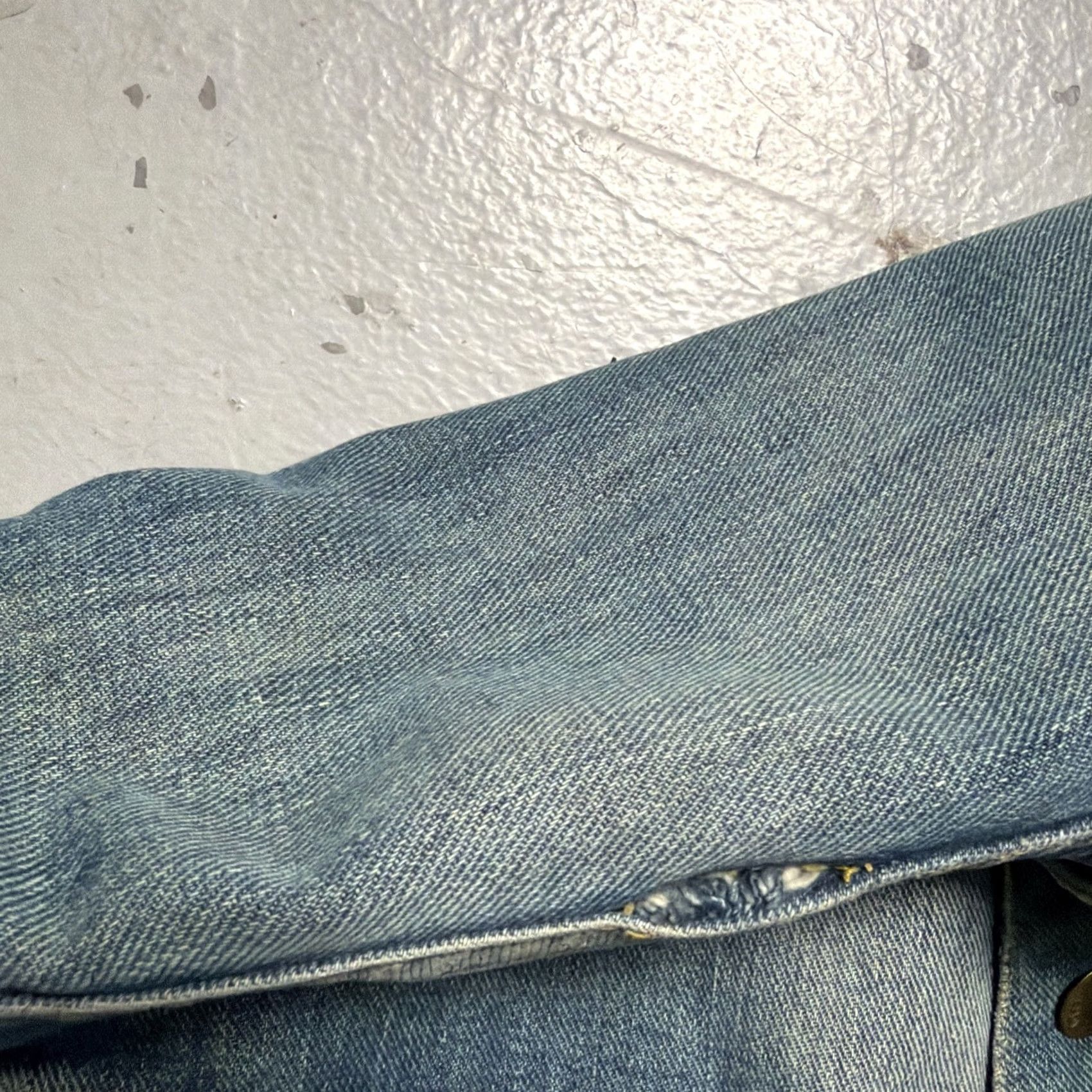 Lee Vintage Lee Storm Rider 101 LJ Lined Trucker Denim Ranch Barn Jacket USA 42 Size US XS / EU 42 / 0 - 5 Thumbnail