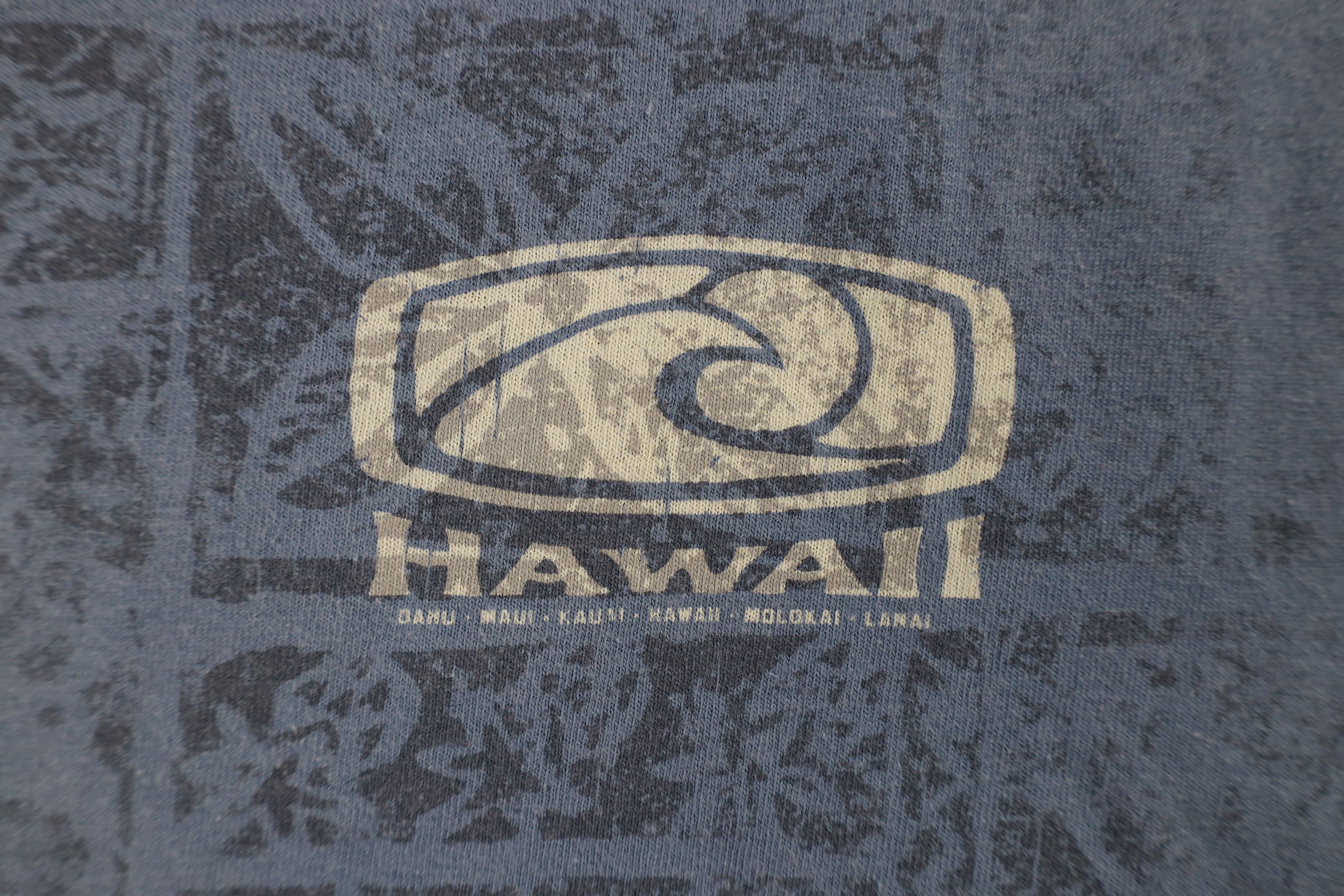 Vintage Vintage Y2K Streetwear Hawaii Surfing T-Shirt Blue Cotton Size US XL / EU 56 / 4 - 4 Thumbnail