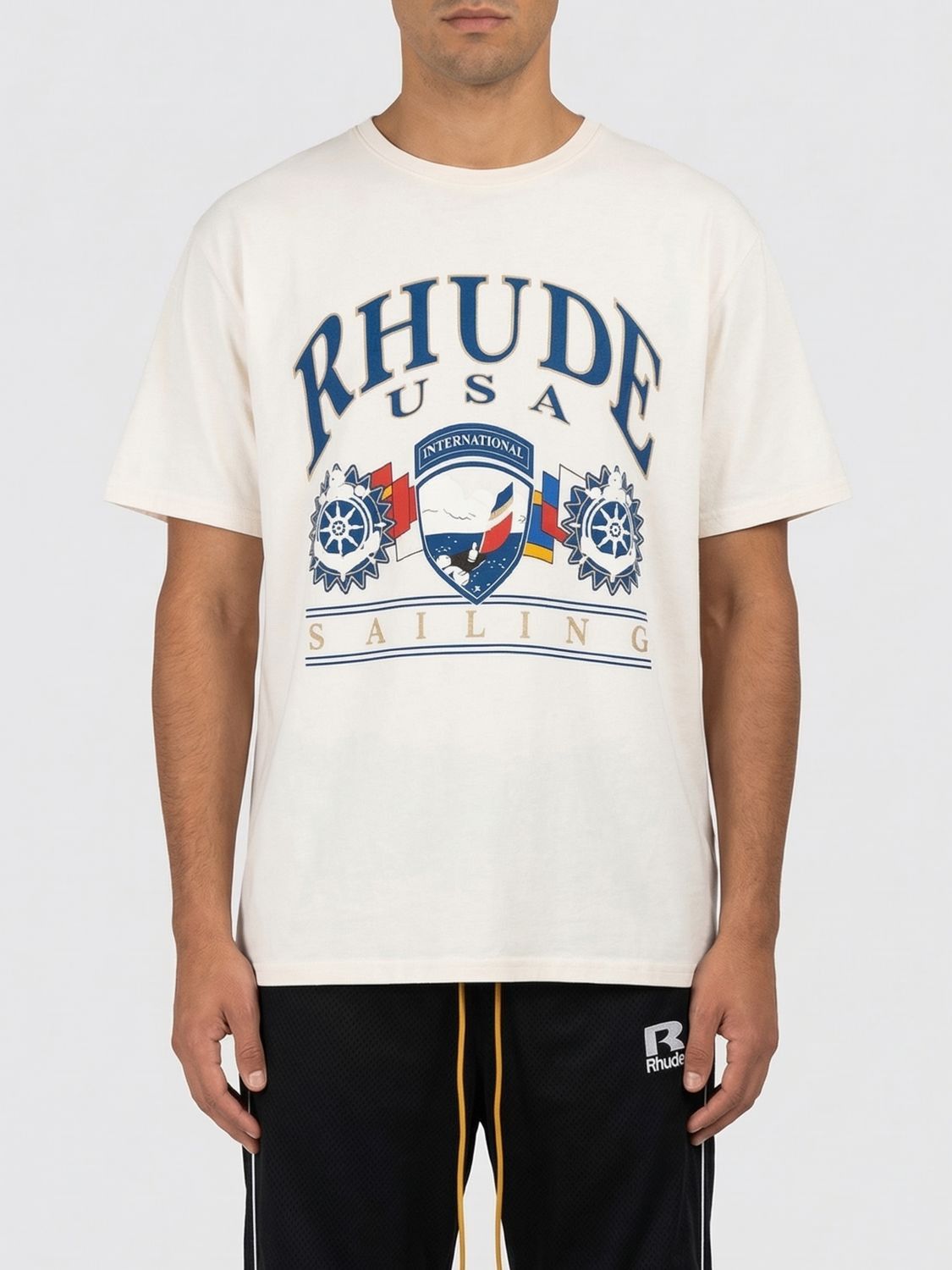 Rhude Rhude T-Shirt Men White Size US M / EU 48-50 / 2 - 1 Thumbnail