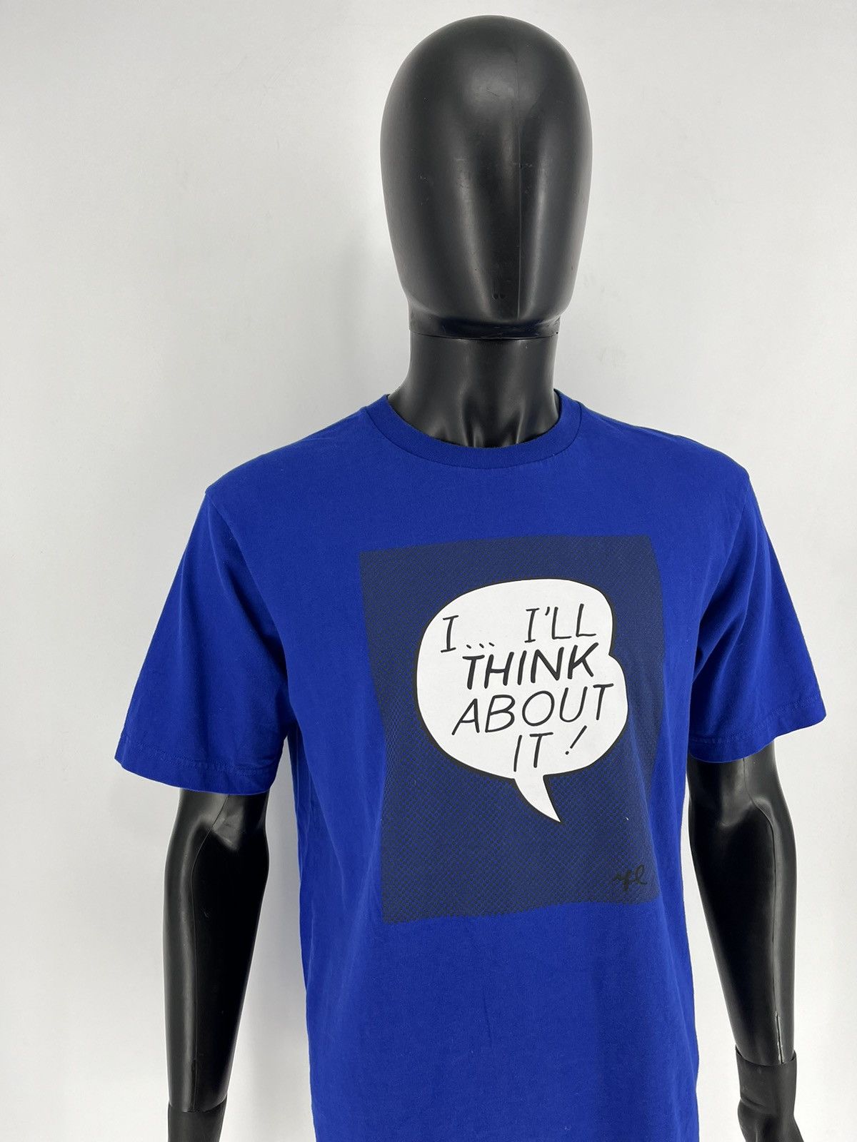 Uniqlo × Vintage Uniqlo Roy Liechtenstein Mens/Boys I...I'll think about it Size US S / EU 44-46 / 1 - 3 Thumbnail