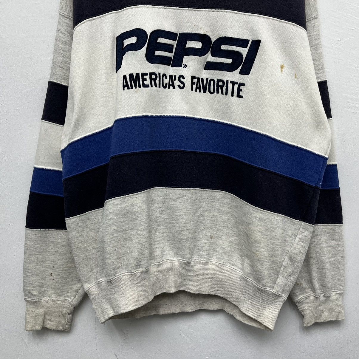 Pepsi Distressed Vintage Pepsi Crewneck Sweatshirt Size US M / EU 48-50 / 2 - 4 Thumbnail