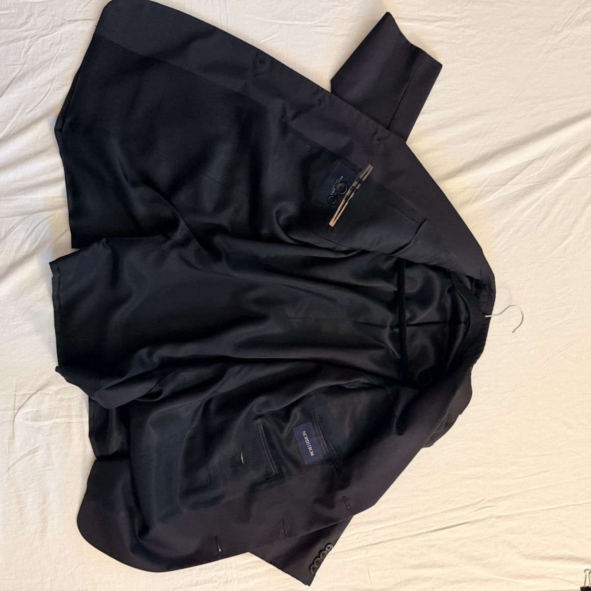 Burberry Burberry London Blazer 42R Black 100% Wool Union Made USA Size 42R - 20 Thumbnail