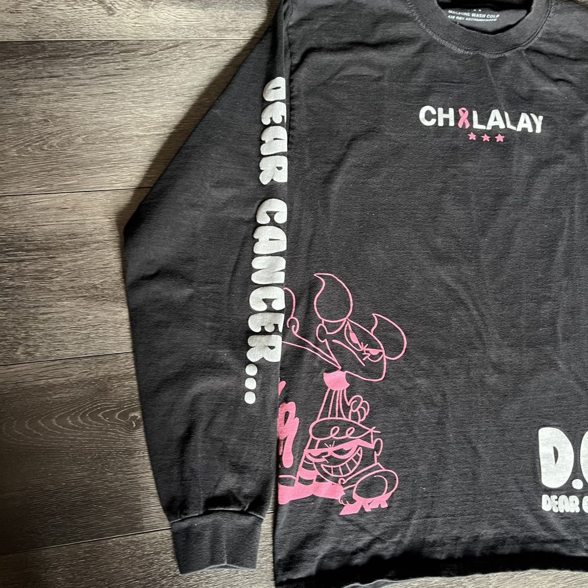 Vintage Chilalay Breast Cancer Awareness Save Boobies Longsleeve Tee Size US M / EU 48-50 / 2 - 3 Thumbnail