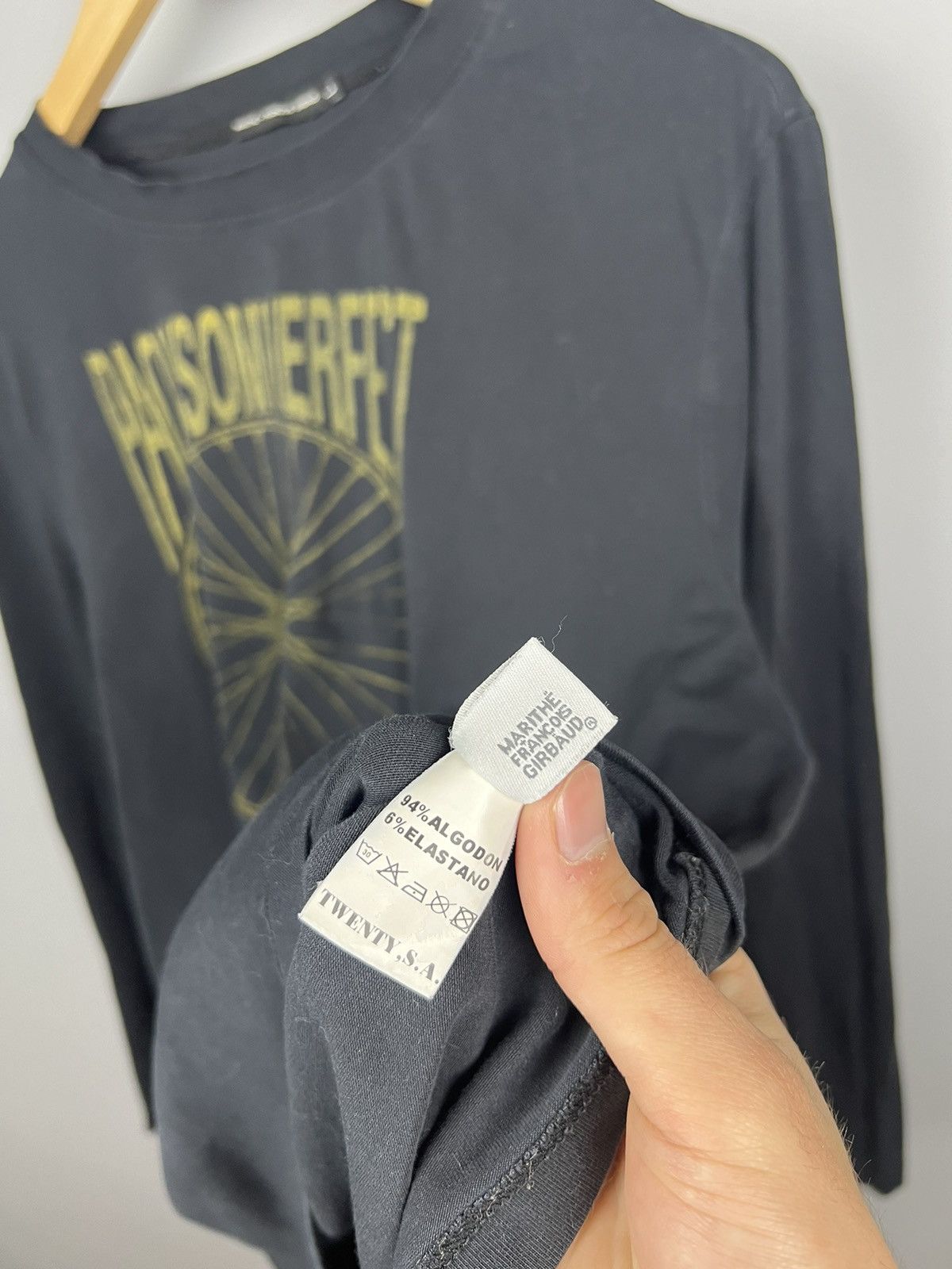 Marithe + Francois Girbaud Marithe+Francois Girbaud Avantgard Printed Longsleeve Tshirt Size US L / EU 52-54 / 3 - 8 Thumbnail
