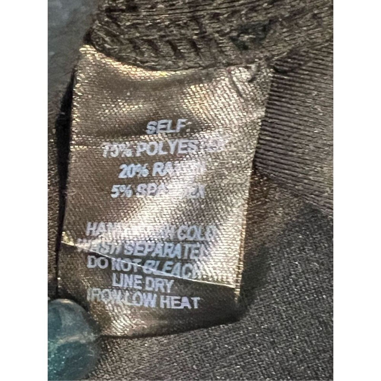 Other Lulus Motorcycle Black Rayon Jacket Retro Exposed Zippers XS Size XS / US 0-2 / IT 36-38 - 8 Thumbnail
