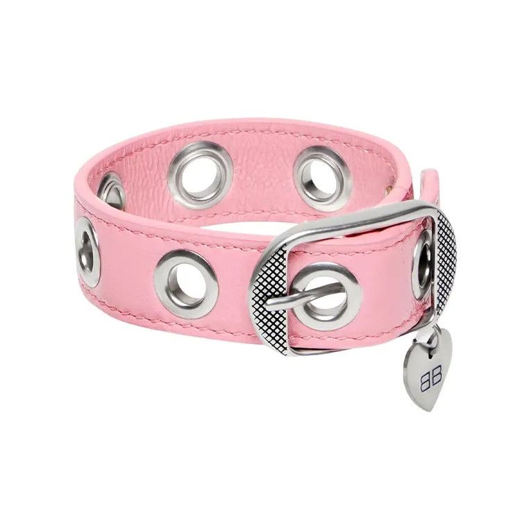 Balenciaga o1s1rm1124 Size: L / Cagole Bracelet in Pink Size ONE SIZE - 2 Thumbnail