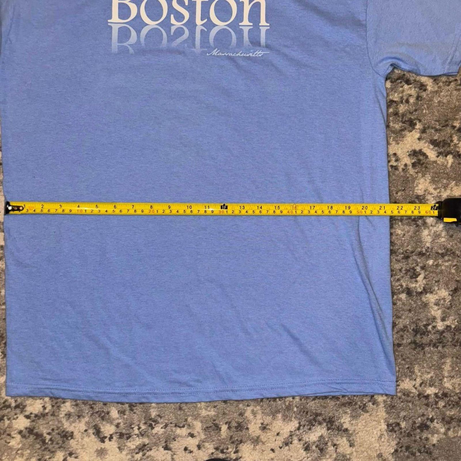 Vintage 00s Boston Massachusetts Destination Shirt Size US L / EU 52-54 / 3 - 5 Thumbnail