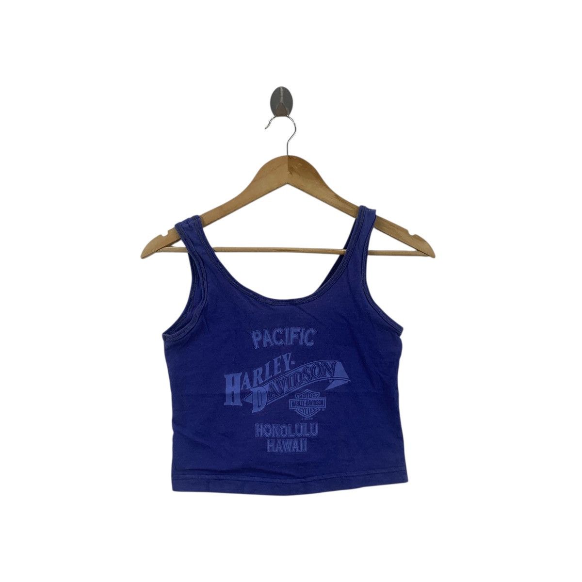 Harley Davidson Vintage 1995 HARLEY DAVISON Honolulu Hawaii Tank Top Tee Size S / US 4 / IT 40 - 1 Thumbnail