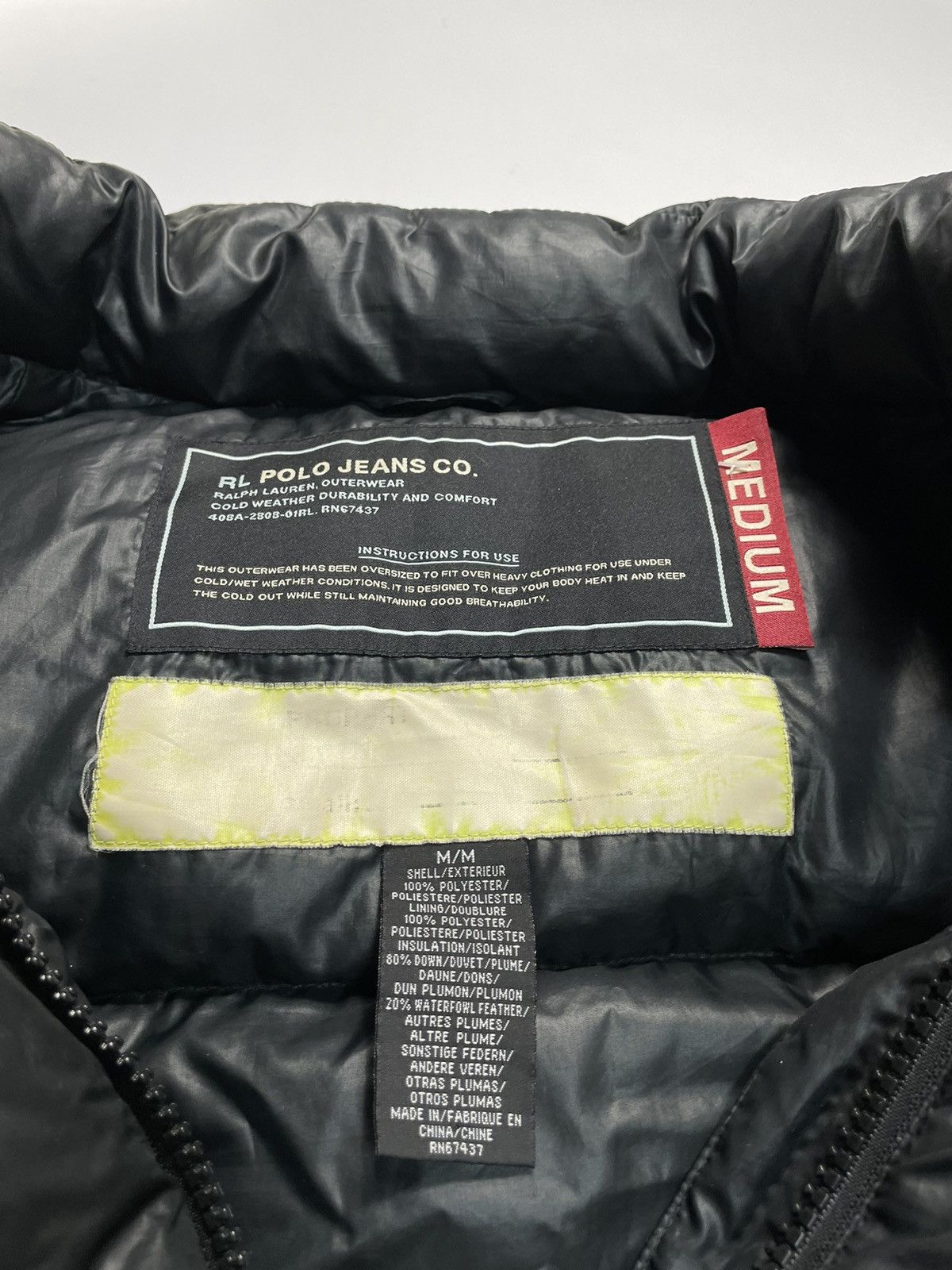 Polo Ralph Lauren Vintage Polo Ralph Lauren Goose Down Puffer Jacket Black Size US M / EU 48-50 / 2 - 8 Thumbnail