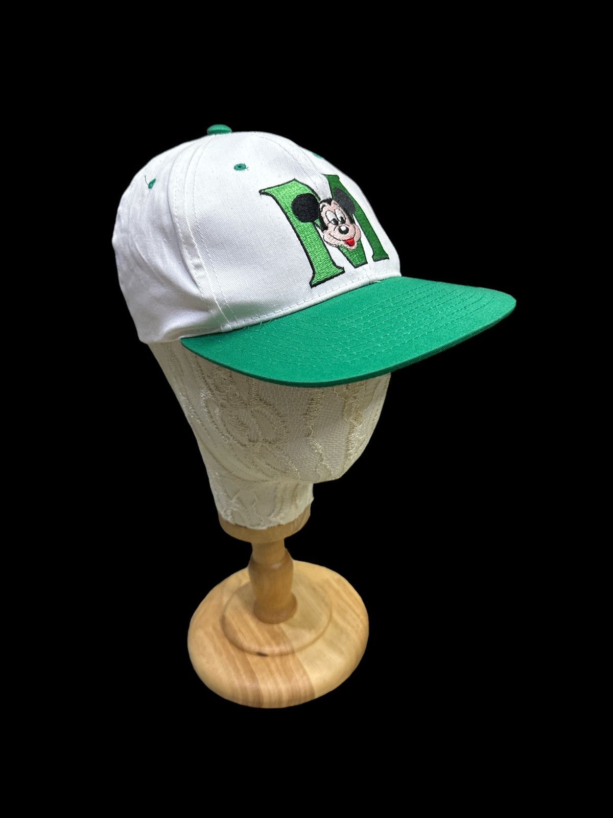 Disney × Mickey Mouse MICKEY MOUSE CAPITAL M DEADSTOCK 1980s CAP Size ONE SIZE - 2 Thumbnail