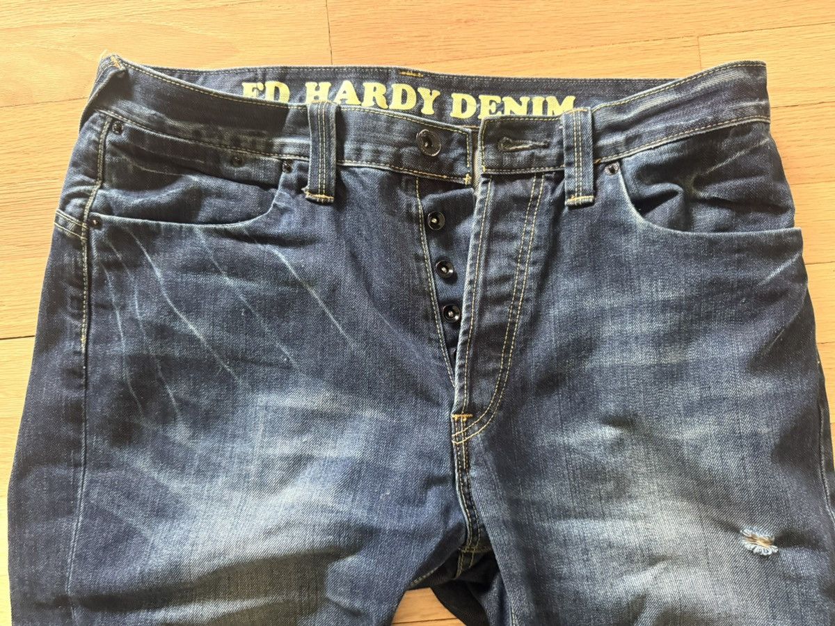 Ed Hardy Ed Hardy Blue denim jeans Size US 33 - 2 Thumbnail
