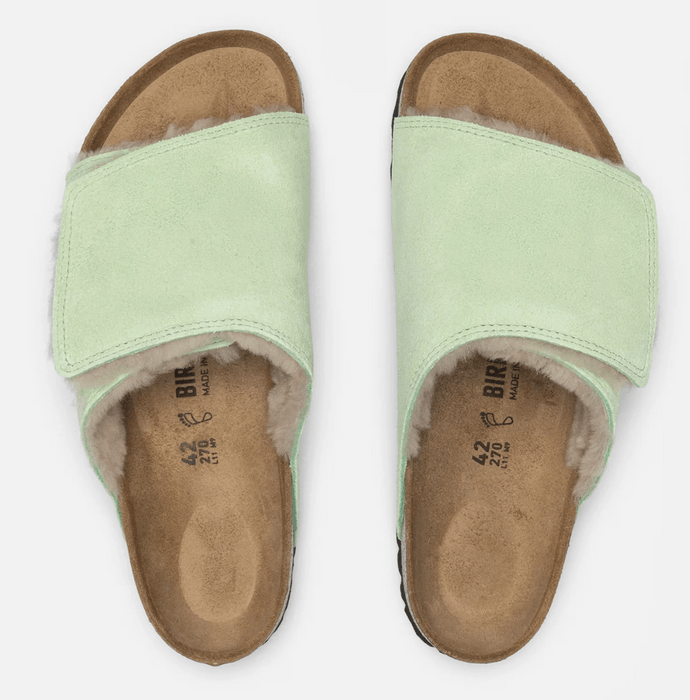 Stussy STUSSY Birkenstock Suede Shearling Slide Solana | Grailed