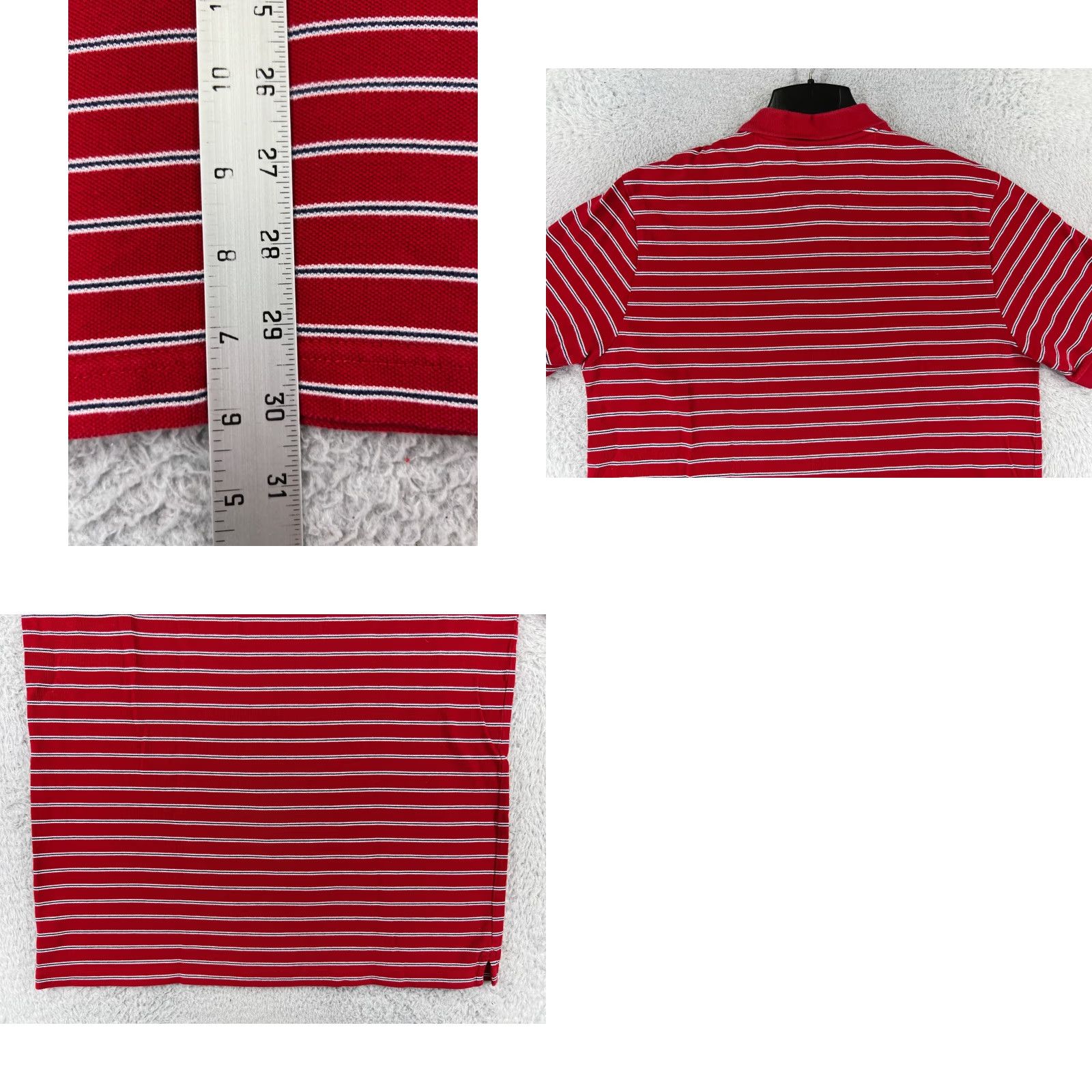 Chaps Chaps Polo Shirt Men’s Large Red White Striped 100% Cotton Polo Shirt Golf Classic Size US L / EU 52-54 / 3 - 9 Thumbnail
