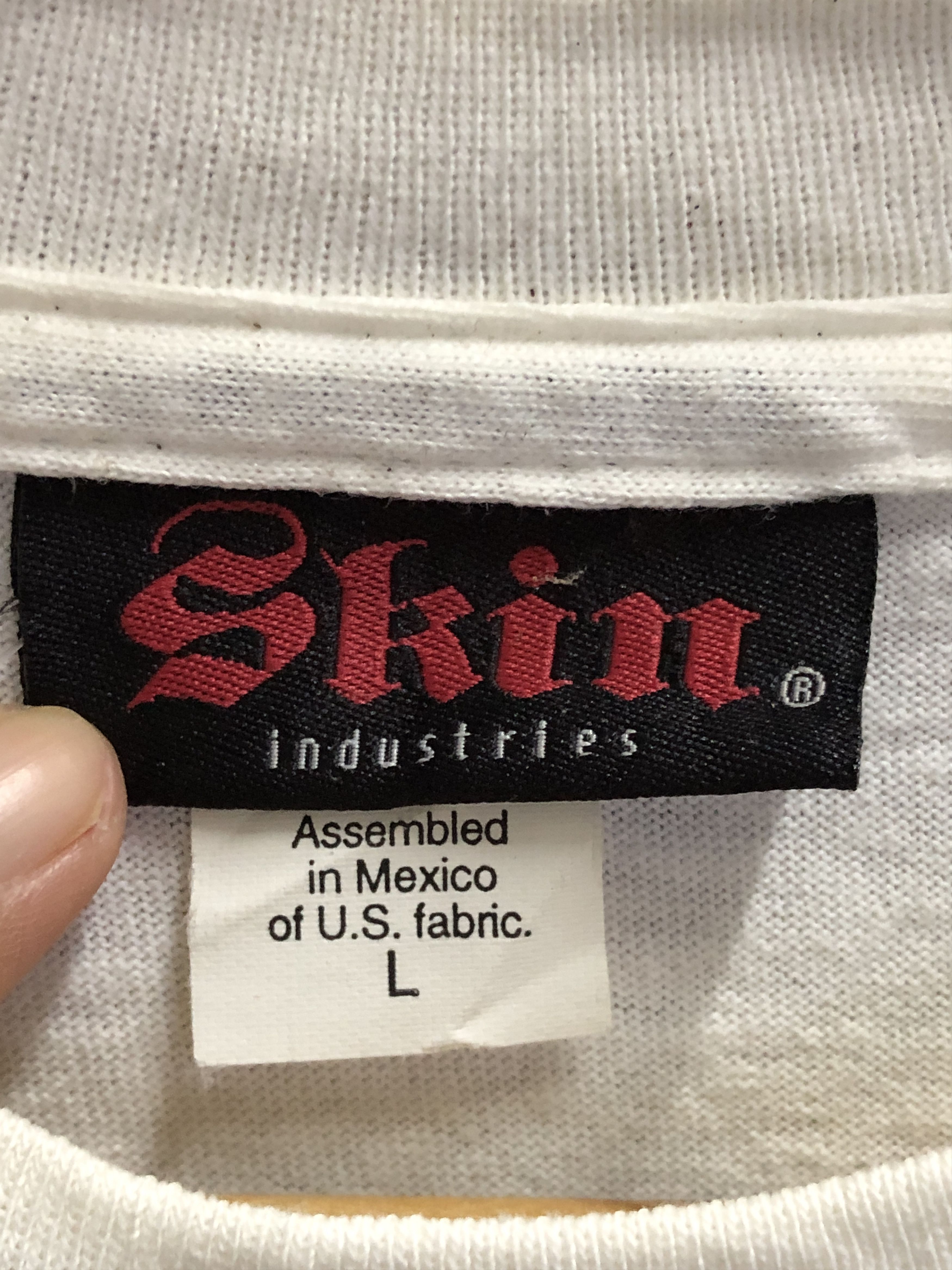 Japanese Brand Vintage Y2K Skin Industries Porn Star Skateboard Tee Size US L / EU 52-54 / 3 - 5 Thumbnail