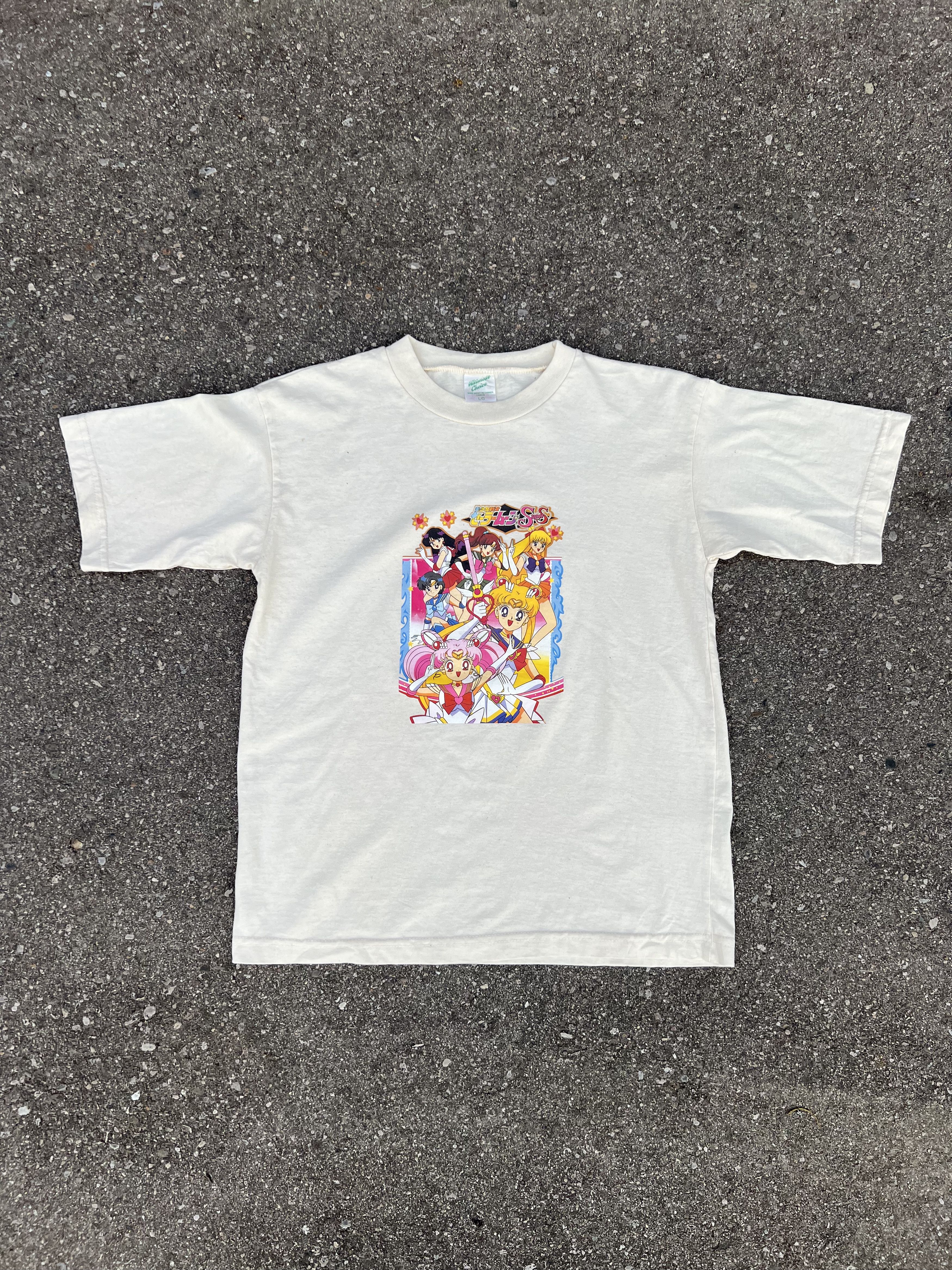 VTG 1990's Sailor Moon Super S Promo Graphic T-Shirt