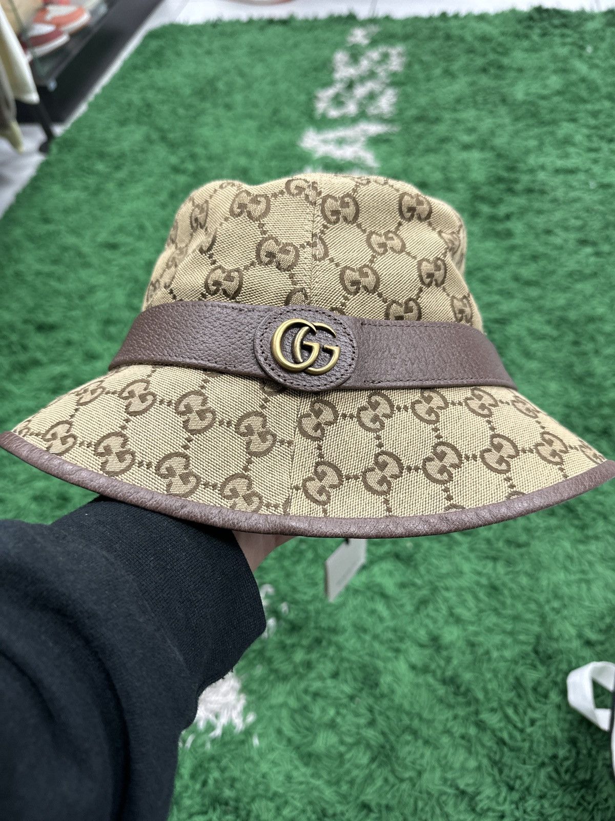 Gucci Gucci Bucket hat monogram | Grailed