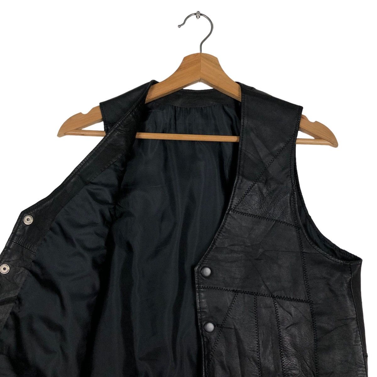 Japanese Brand 🔥90’s Soft Leather Riot Riot Vest Biker Wear Issey Miyake Size US M / EU 48-50 / 2 - 11 Thumbnail