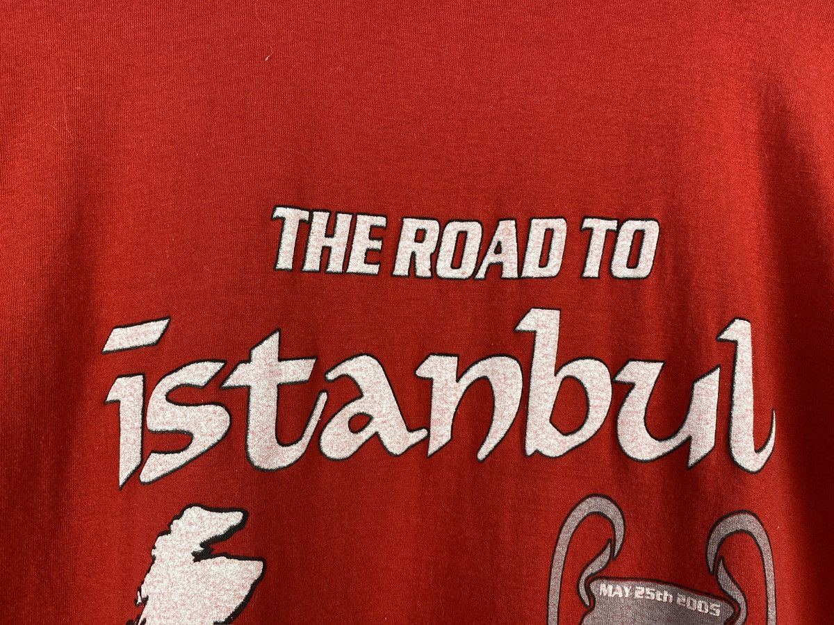 Vintage Soccer T-Shirt Liverpool Milan Final Istanbul 2005 Football Size US L / EU 52-54 / 3 - 12 Thumbnail