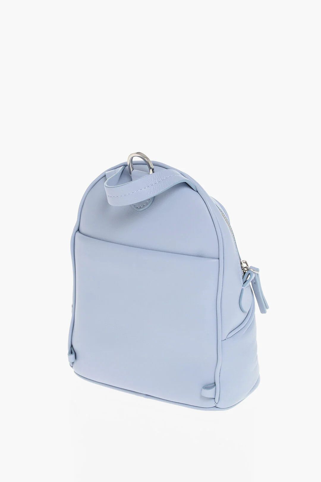 Maison Margiela og1mm0326 Size: OS / Quilted Leather Backpack in Light Blue Size ONE SIZE - 2 Thumbnail