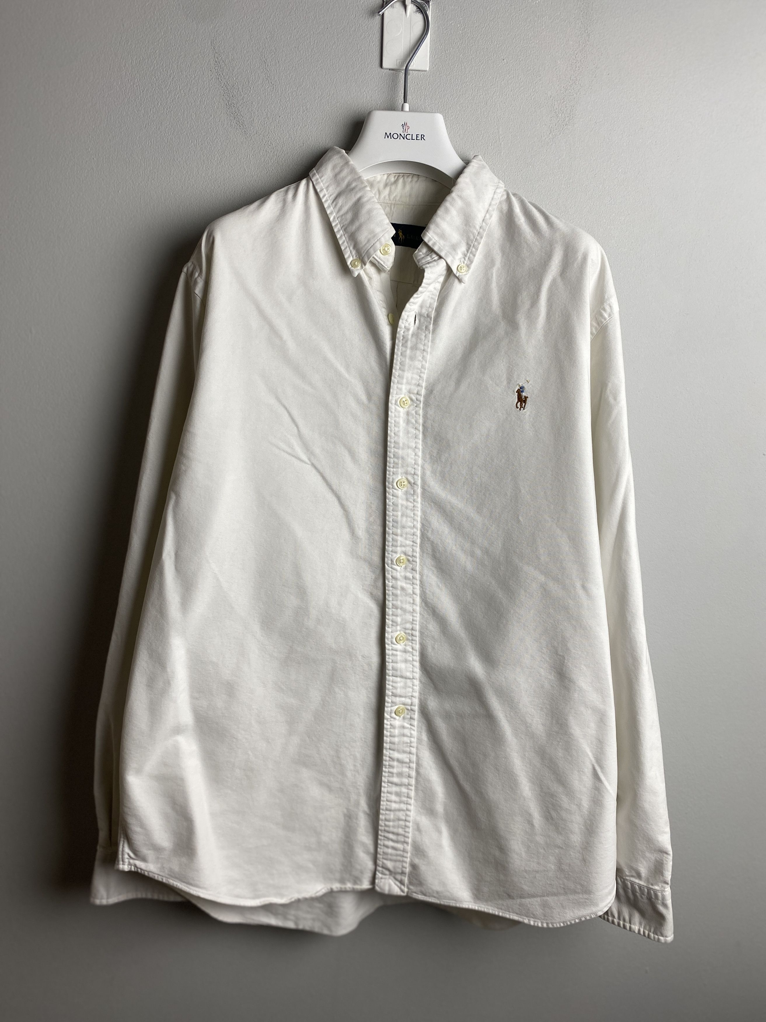 Polo Ralph Lauren Polo Ralph Lauren white formal casual shirt multi pony Size US XL / EU 56 / 4 - 1 Thumbnail