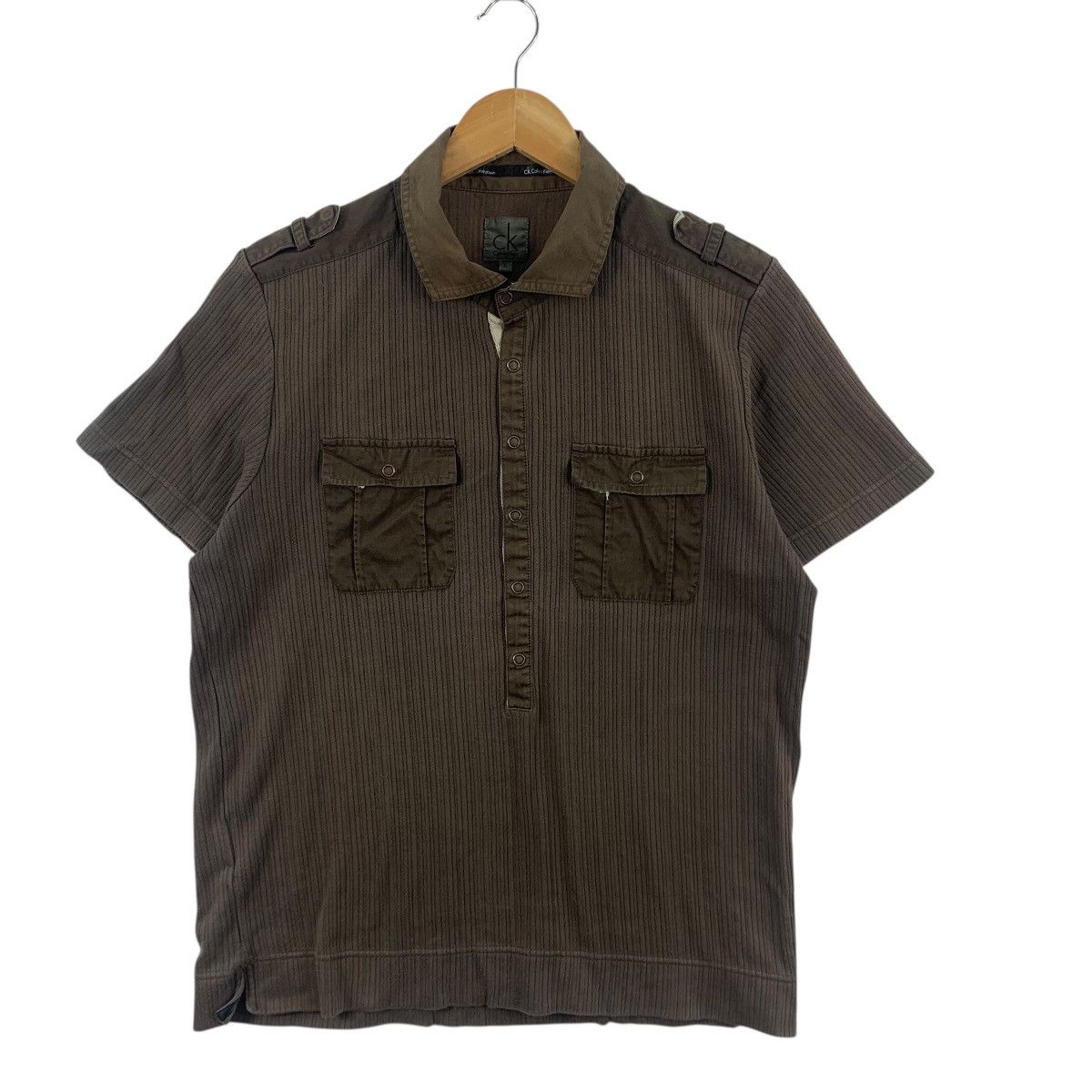 Calvin Klein Vintage CALVIN KLEIN CK New York Polo Tee Shirt Top Size XL / US 12-14 / IT 48-50 - 4 Thumbnail