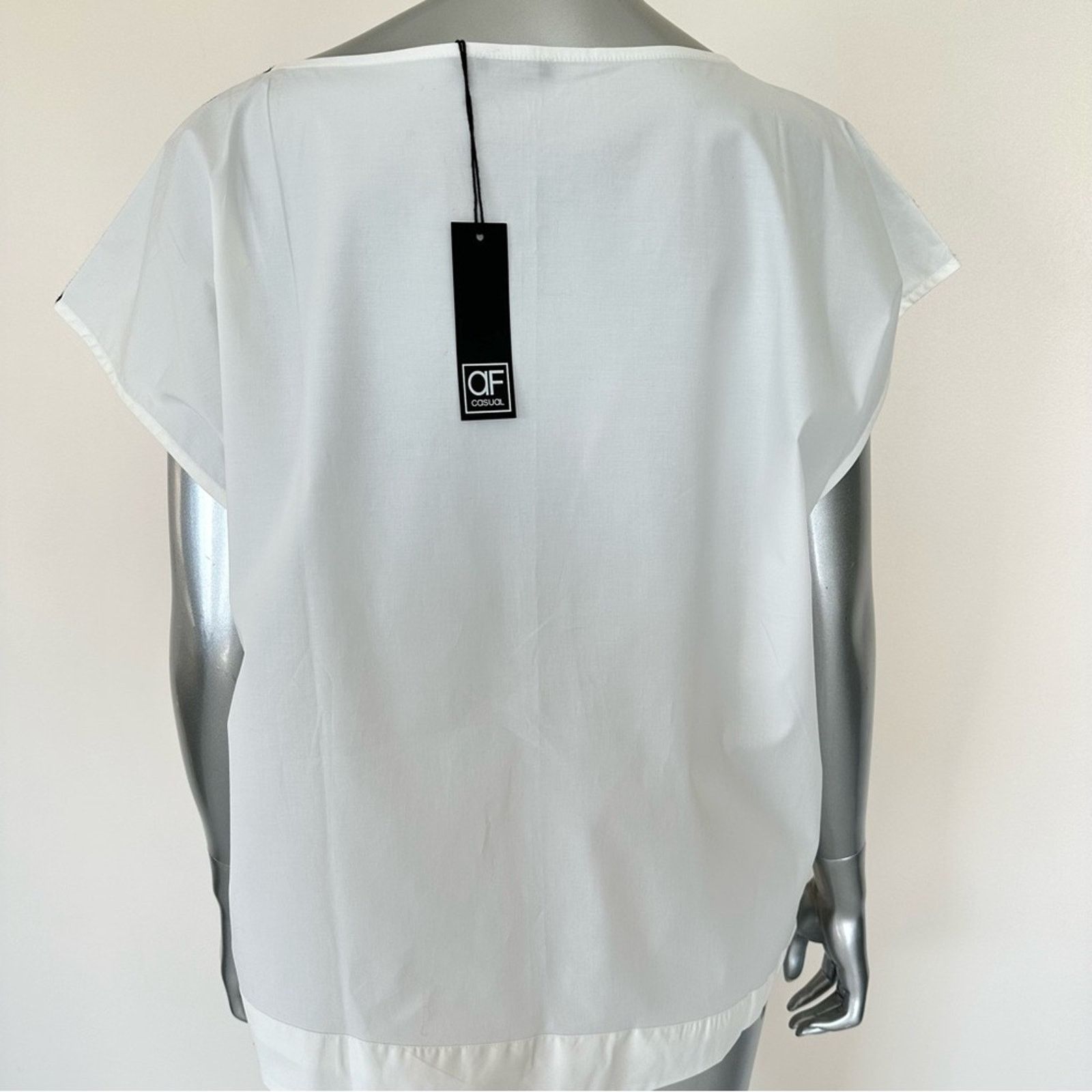 Other NWT!!! Anna Fontaine womenblouse size 44FR or XL Retail 295$ Size XL / US 12-14 / IT 48-50 - 3 Thumbnail