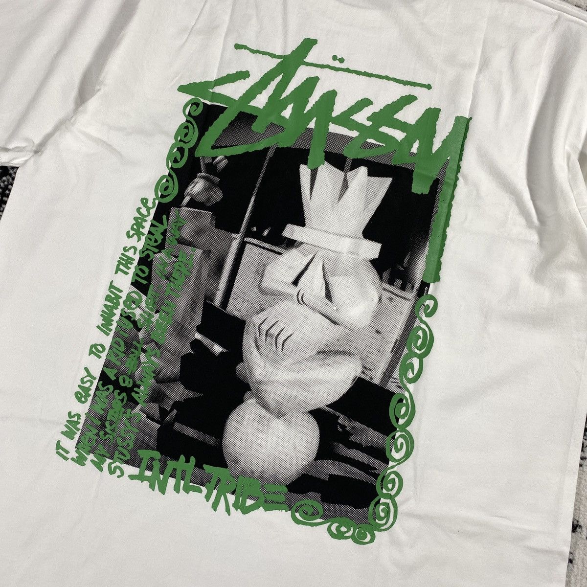 Stussy STUSSY TIKI TEE IN WHITE - M Size US M / EU 48-50 / 2 - 2 Thumbnail