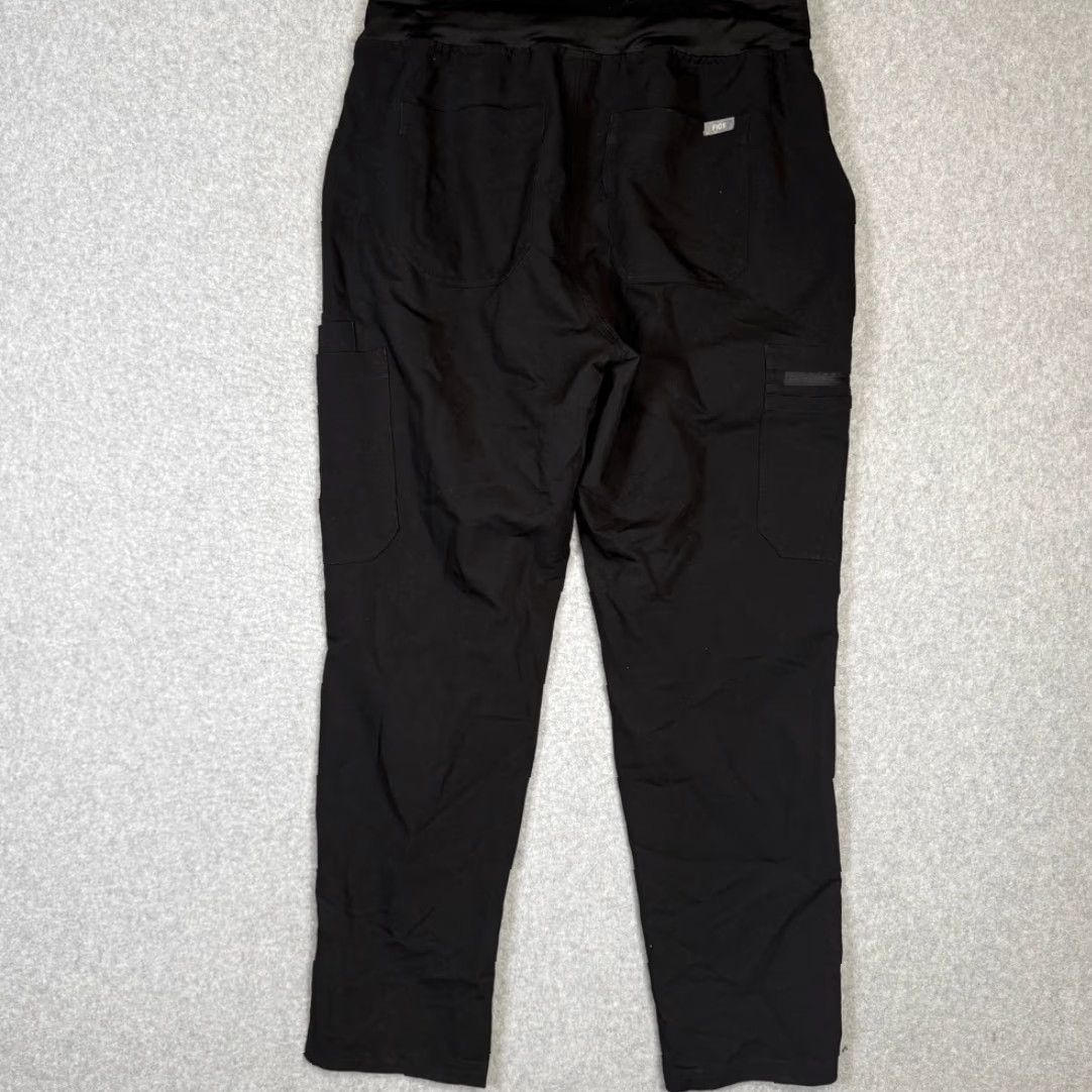 Vintage Figs Technical Collection Women's L Black Ankle Length Scrubs Pants Shirt? Size 36" / US 14 / IT 50 - 7 Thumbnail
