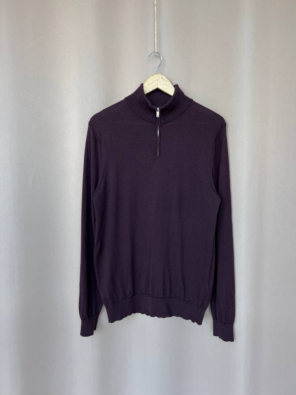 Reiss Reiss Blackhall Wool Half Zip Sweater Mock Mens Size M/L Size US L / EU 52-54 / 3 - 1 Thumbnail