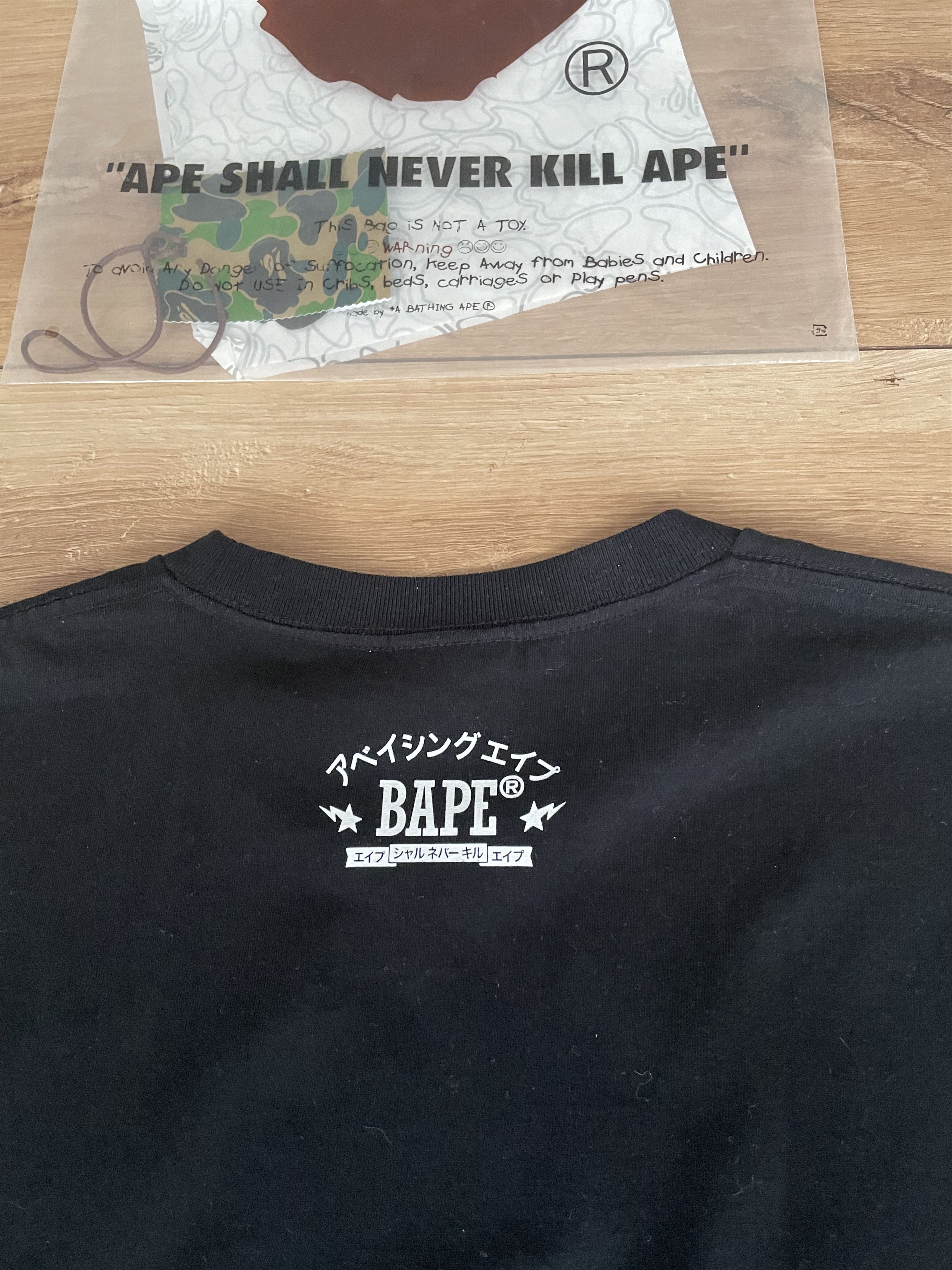 Bape Japan College Tee Size US L / EU 52-54 / 3 - 2 Thumbnail