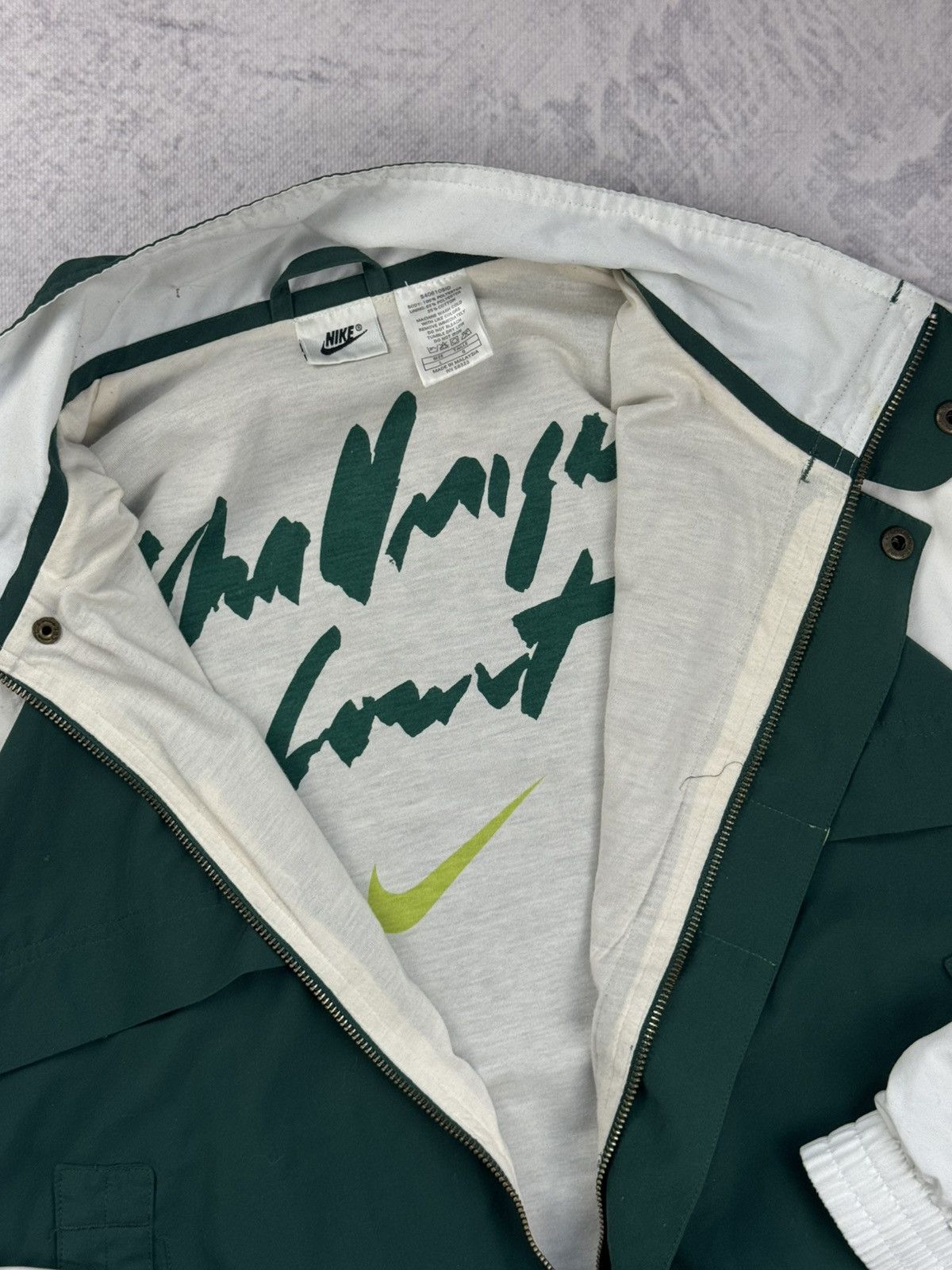 Nike × Nike ACG NIKE CHALLENGE COURT VINTAGE BASI LOGO OVERSIZE LIGHT JACKET Size US L / EU 52-54 / 3 - 8 Thumbnail