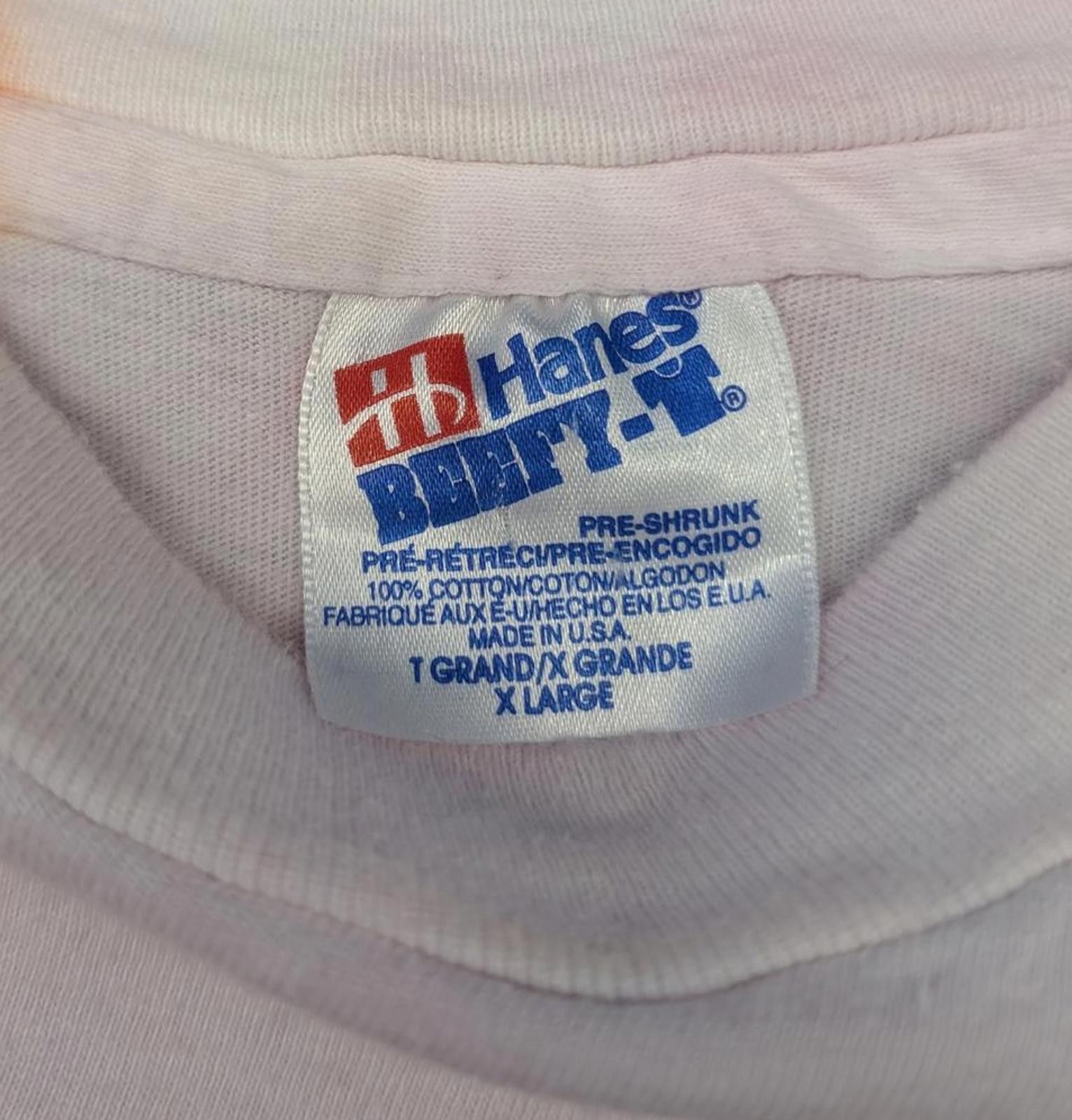 Hanes Vintage 90s Kansas City USA Tie Dye t-shirt Size US XL / EU 56 / 4 - 3 Thumbnail