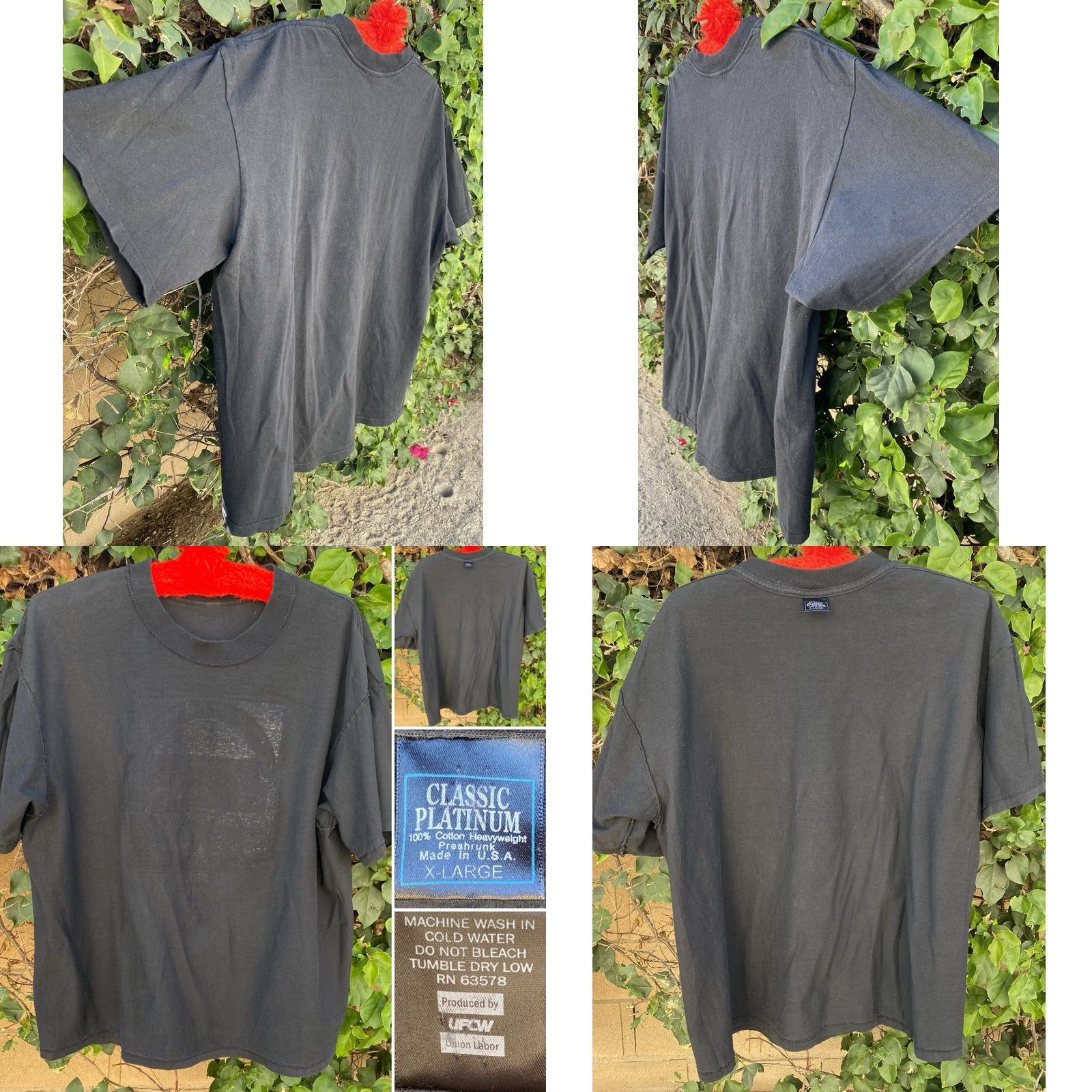 Vintage VINTAGE Classic Platinum Labor Heritage Tee Graphic Shirt Black XL Men Union Music Soli... Size US XL / EU 56 / 4 - 8 Thumbnail