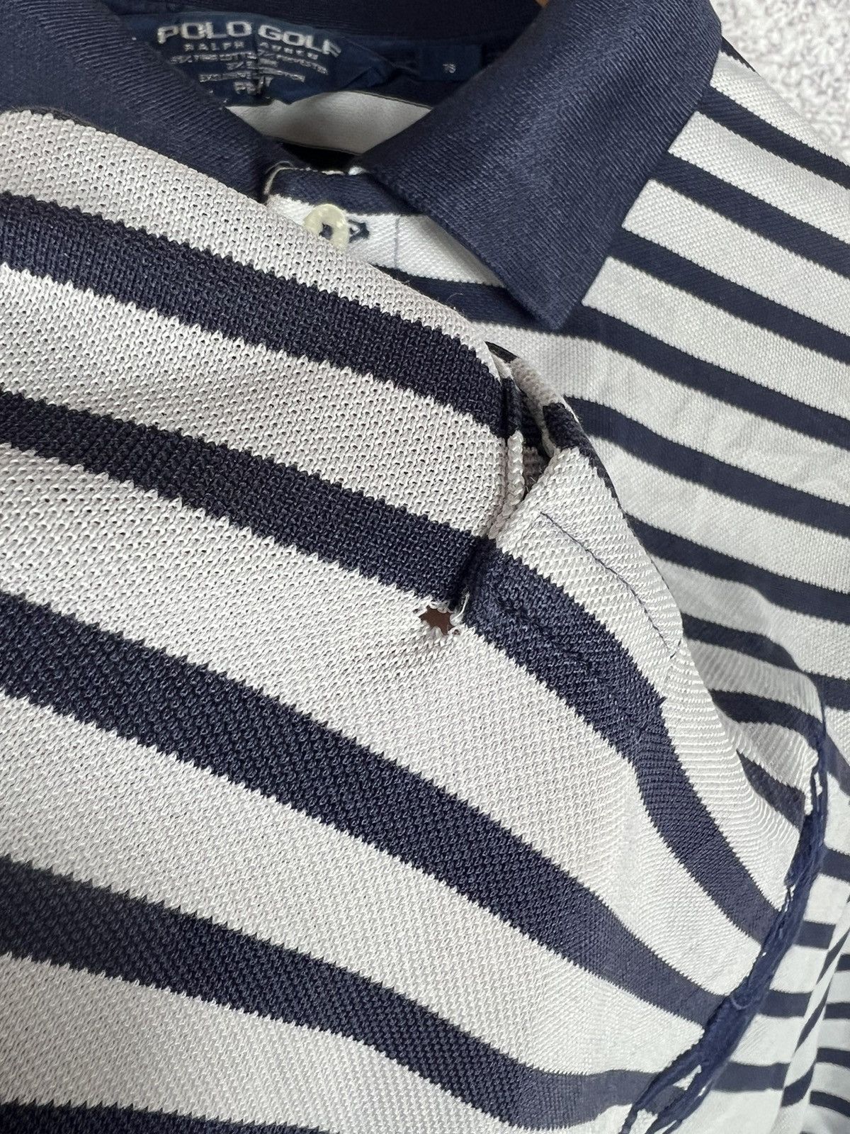 Polo Ralph Lauren Vintage Polo Ralph Lauren Golf Big Pony Striped Polo Shirt Size US XL / EU 56 / 4 - 7 Thumbnail