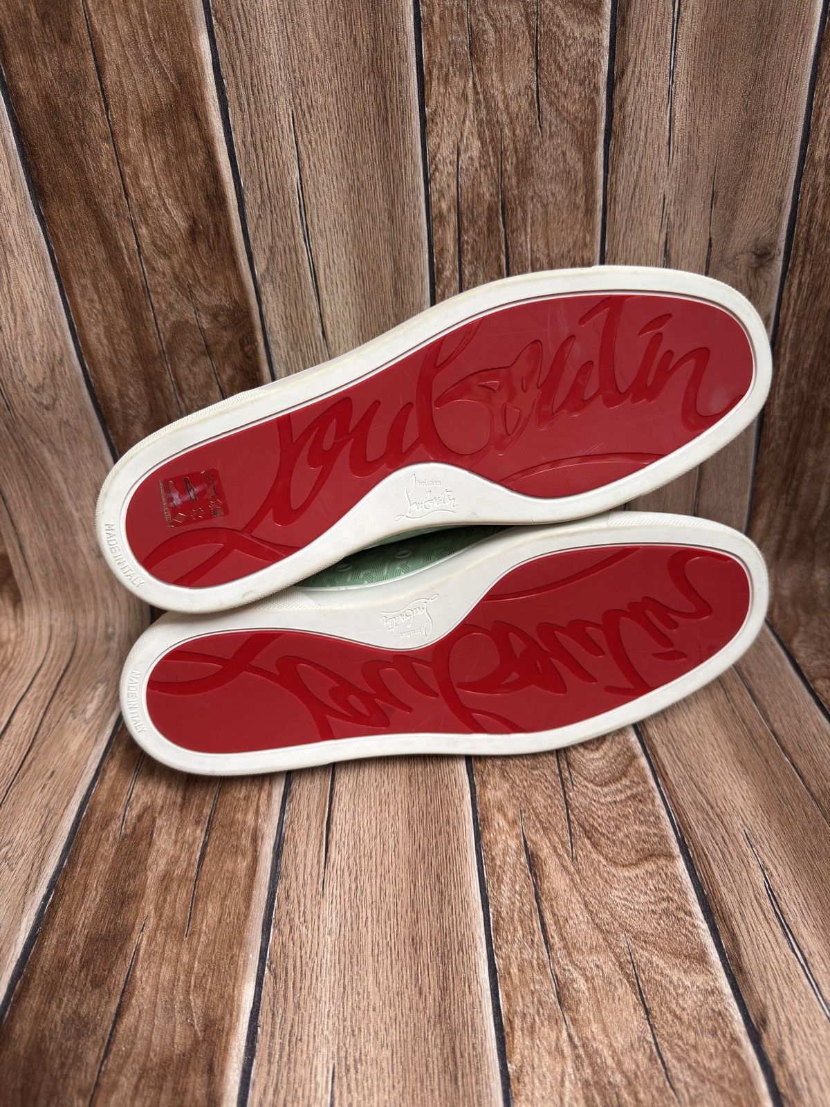Christian Louboutin Rantulow Orlato CL monogram sneaker Size US 10.5 / EU 43-44 - 19 Thumbnail