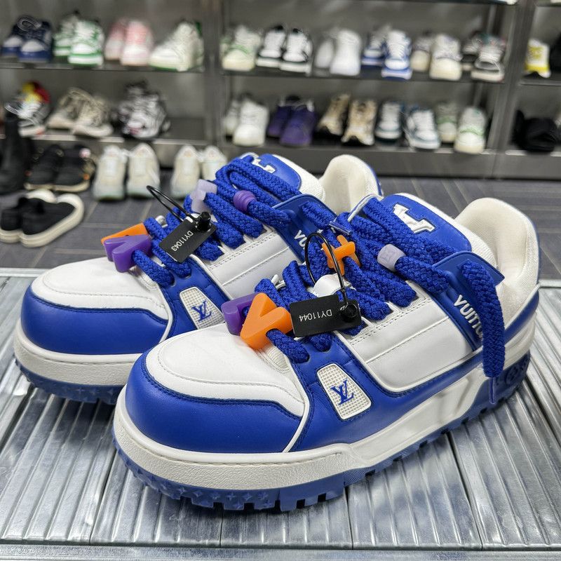 Louis Vuitton Trainer Maxi Low Top Fashion Sneakers 0079