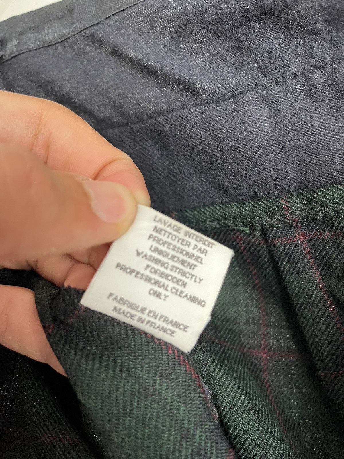 Maison Margiela AW2002 Artisanal Silk/Wool Skirt Size 28" / US 6 / IT 42 - 6 Thumbnail
