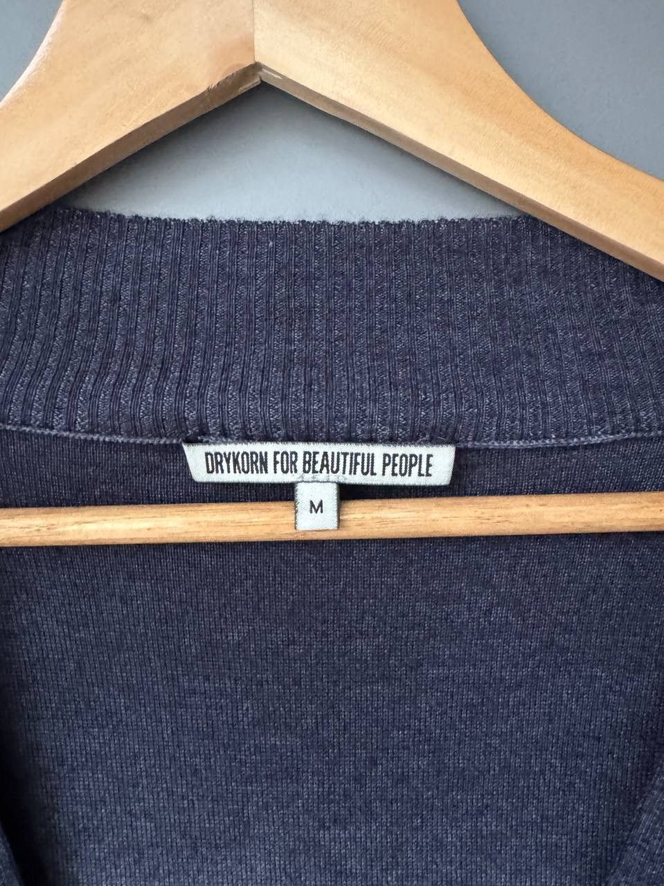 Japanese Brand Drykorn For Beautiful People Merino Wool Cardigan Size US M / EU 48-50 / 2 - 2 Thumbnail