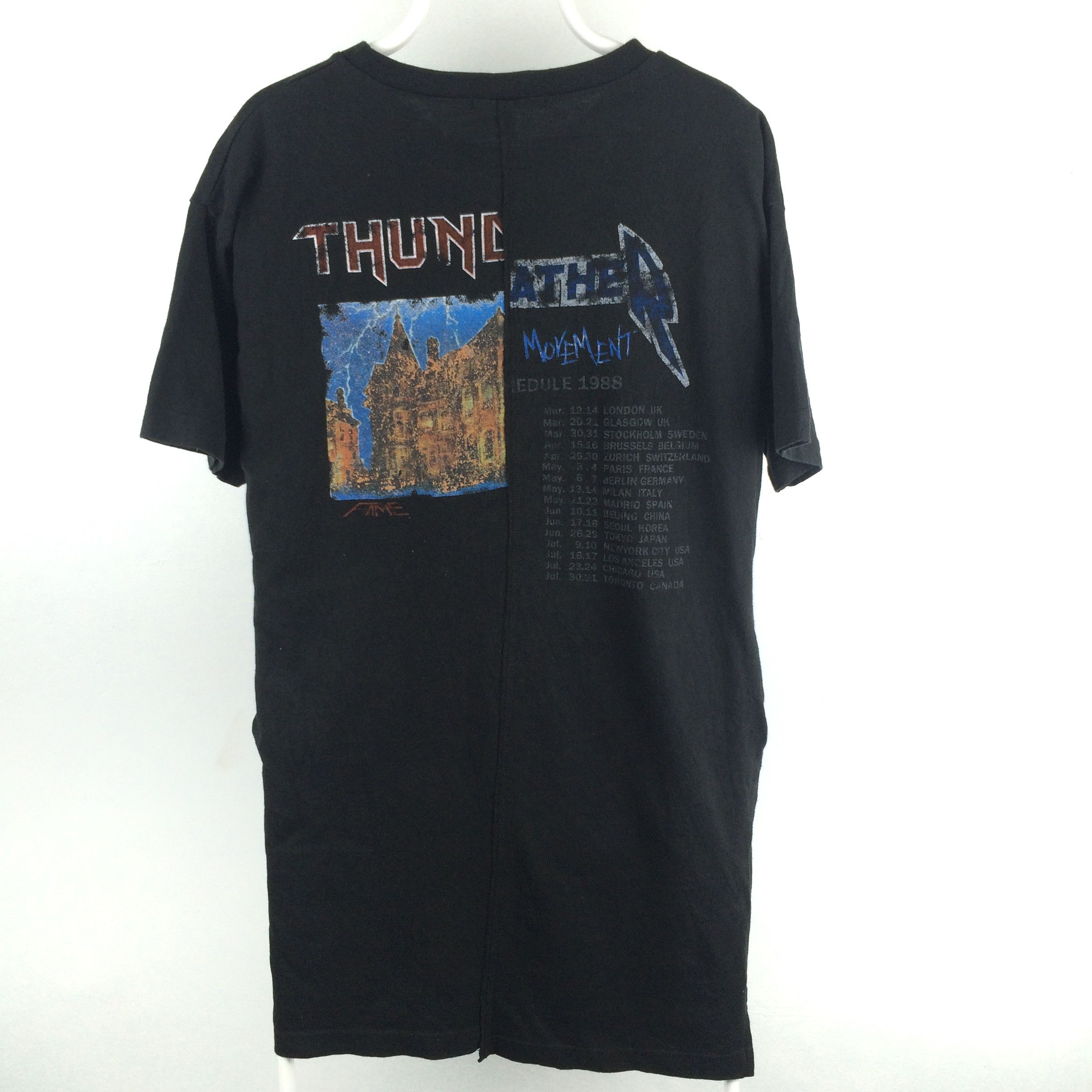 Band Tees × Japanese Brand F21 POWER TO THE PEOPLE X BANDS TOUR BLOUSE Size L / US 10 / IT 46 - 3 Thumbnail