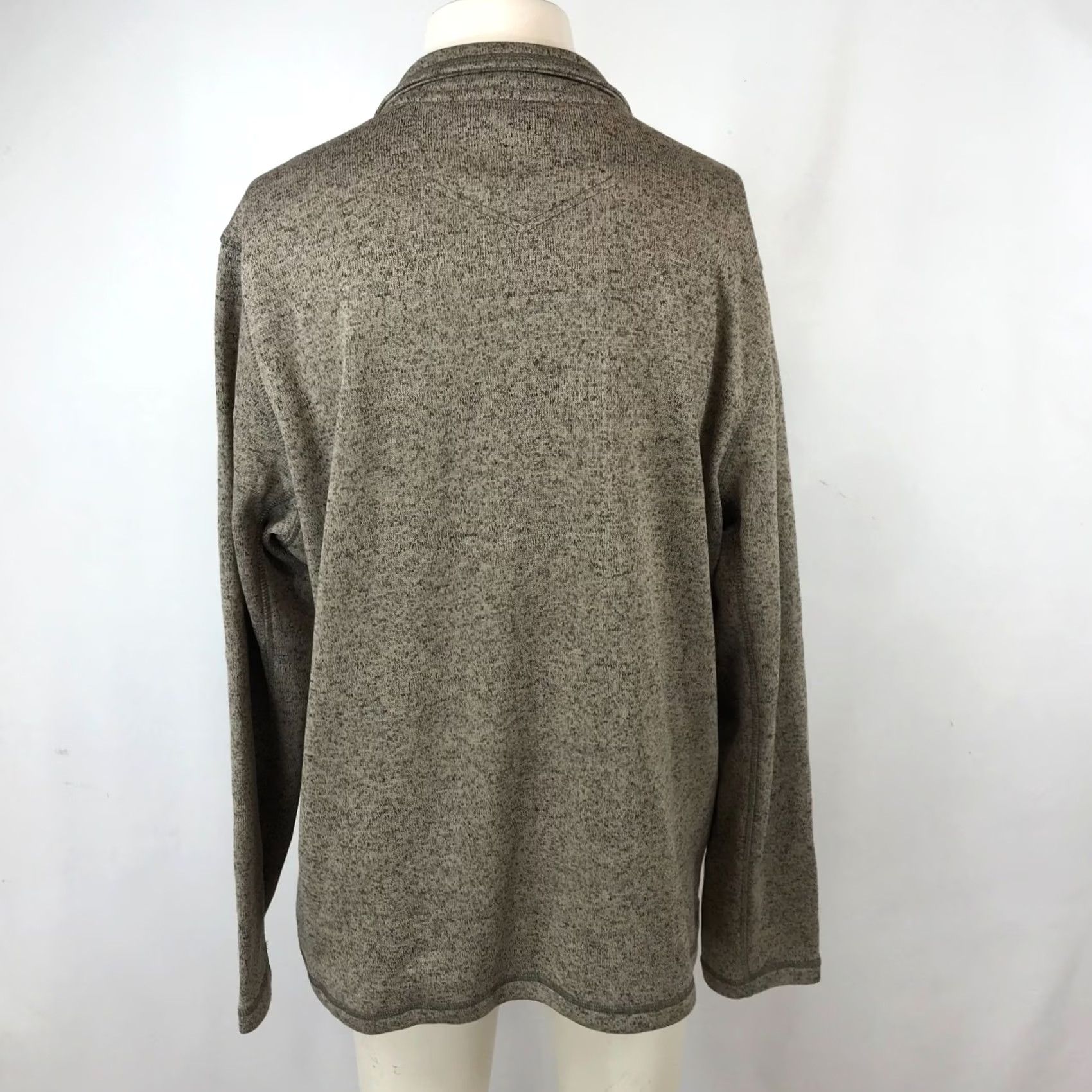 Eddie Bauer EDDIE BAUER Mens XL Tan Navy Blue Henley Pullover Sweater"} Size US XL / EU 56 / 4 - 5 Thumbnail