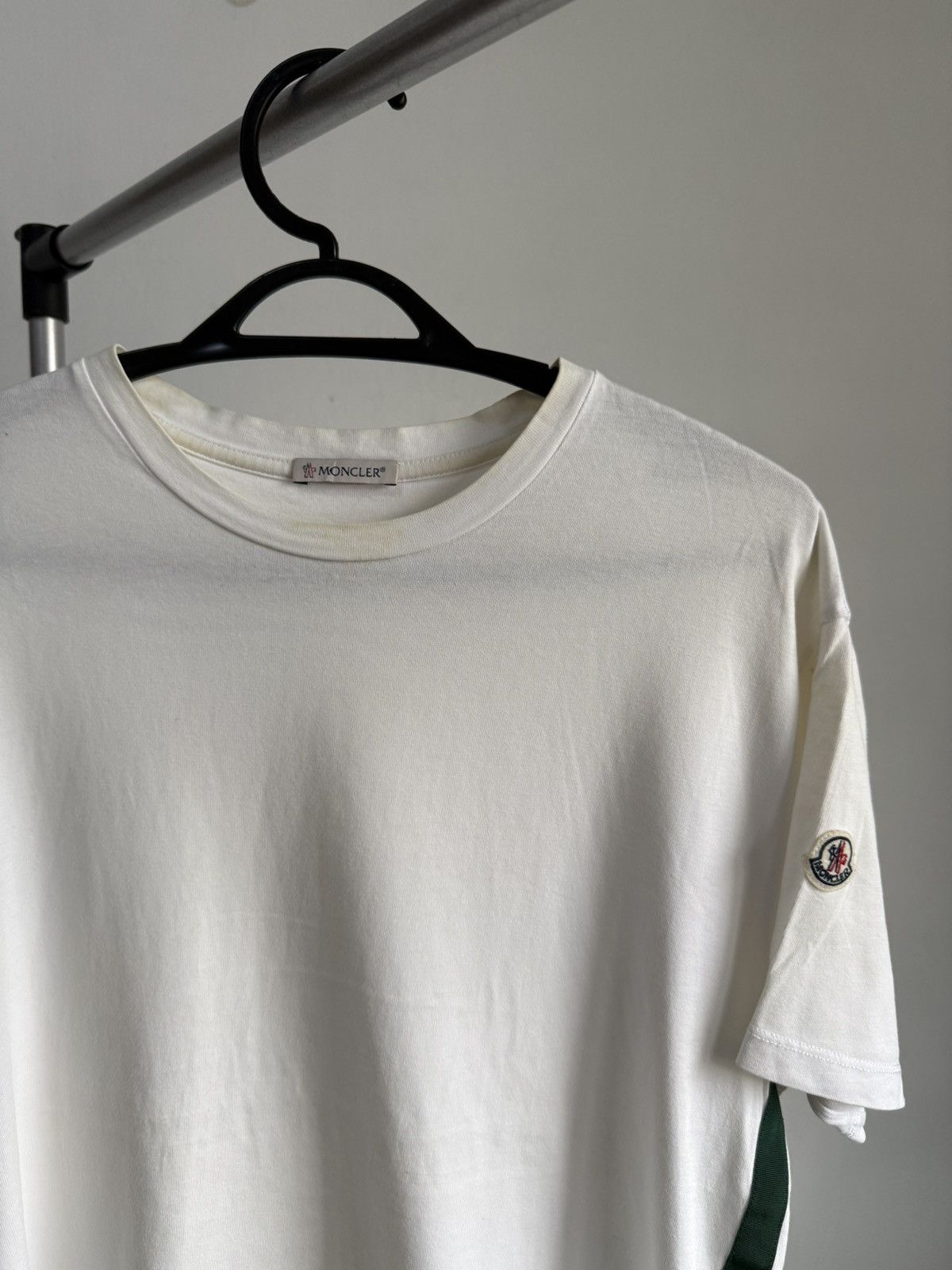 Moncler Moncler Tee Green stripe shirt Size US L / EU 52-54 / 3 - 2 Thumbnail