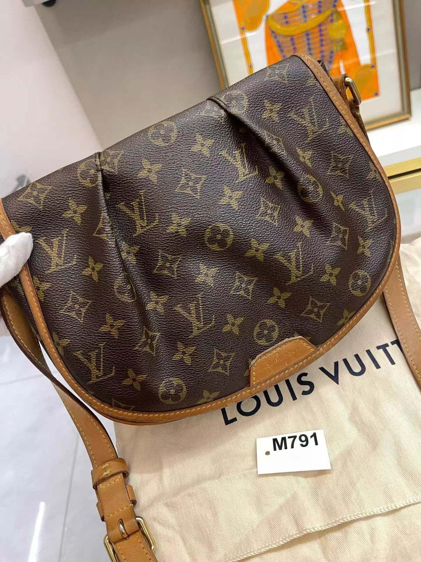Louis Vuitton Louis Vuitton Pumpkin PM Bag 28x21x8 Good Condition Size ONE SIZE - 3 Thumbnail