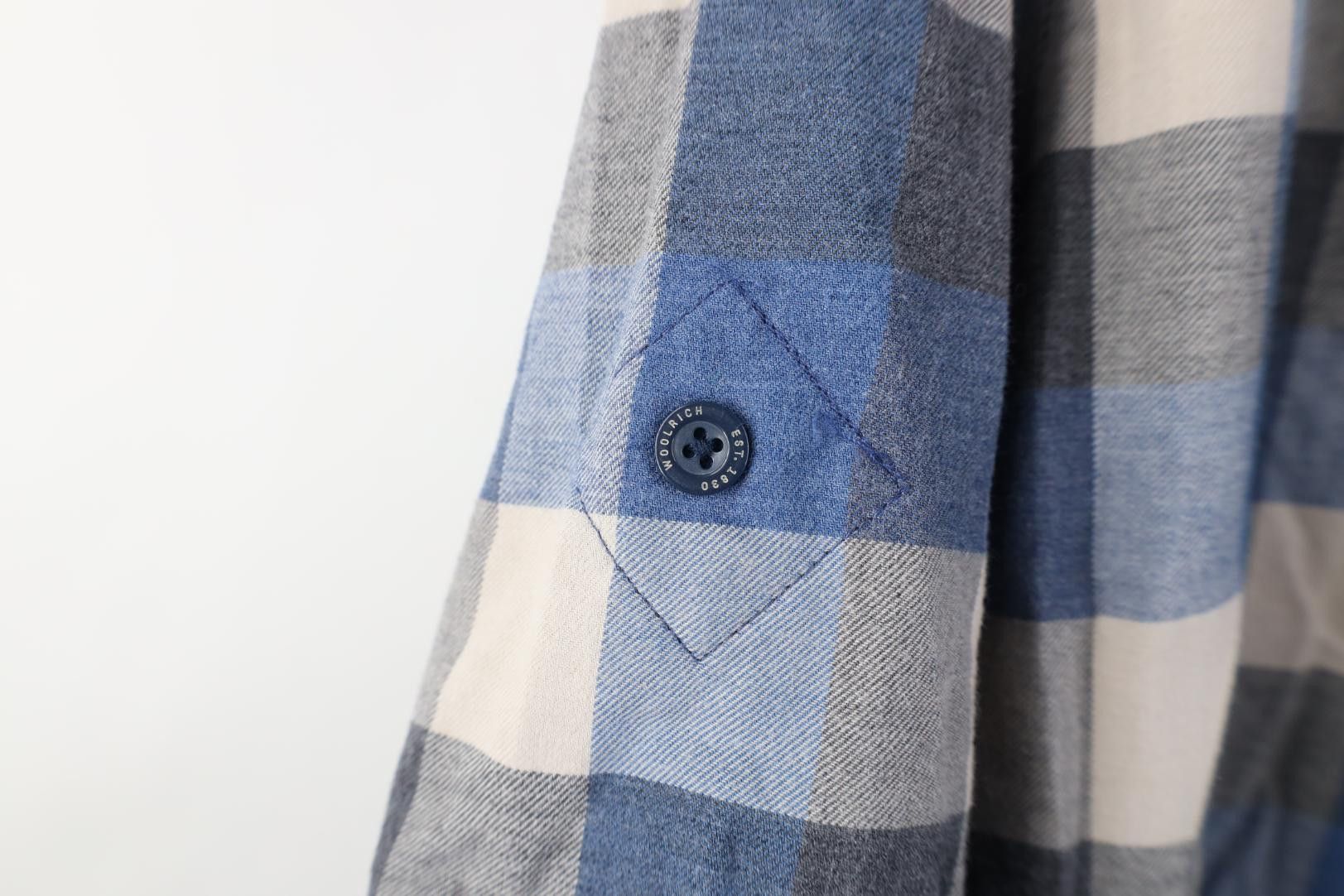 Woolrich Woolen Mills Vintage Y2K Woolrich Collared Button Shirt Blue Plaid Size US M / EU 48-50 / 2 - 9 Thumbnail