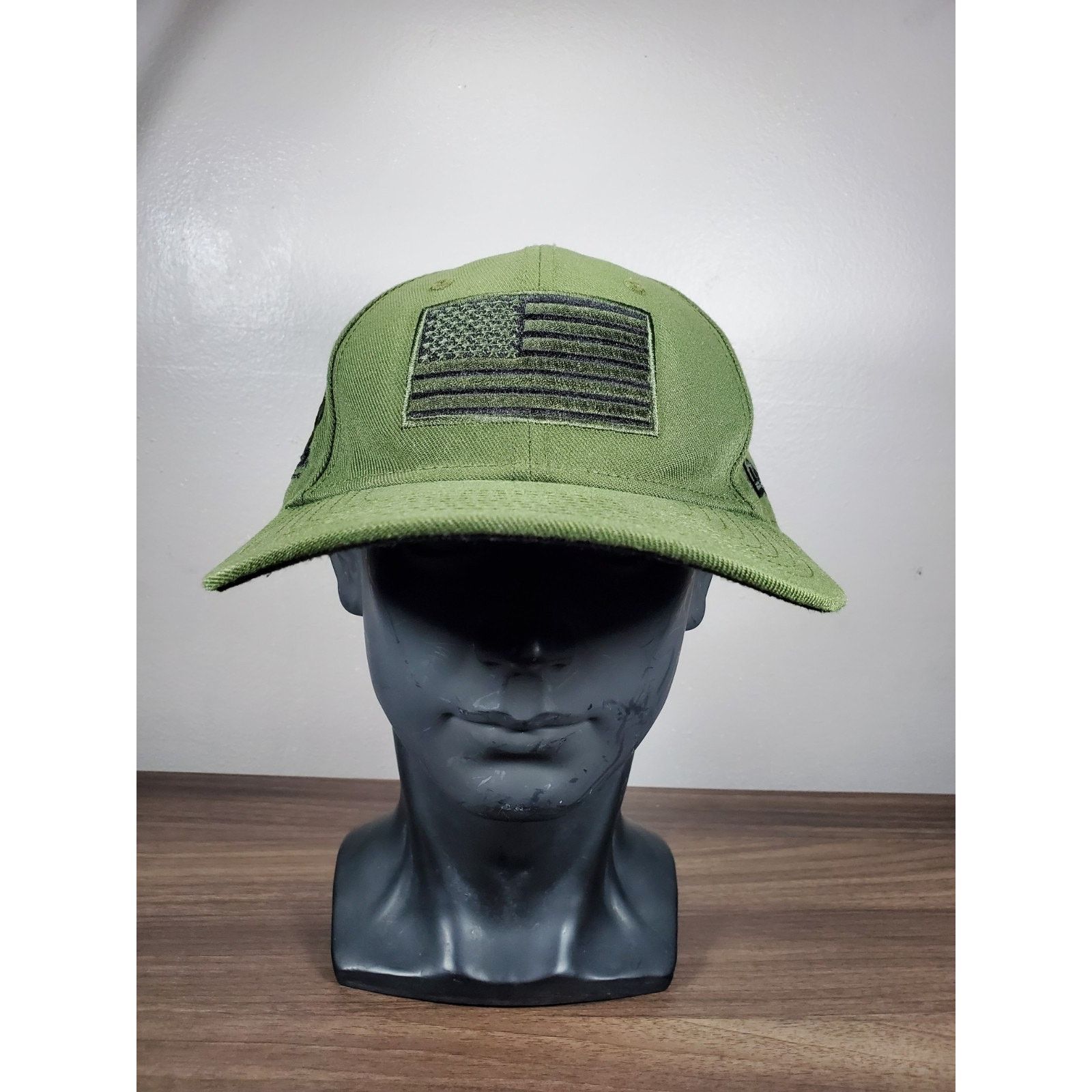 NASCAR × New Era Kurt Busch #41 Salute The Troops Hat Green USA Military Size ONE SIZE - 3 Thumbnail