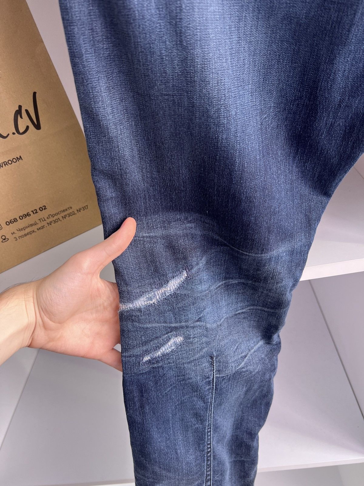 Diesel × Vintage Vintage Diesel Krooley CB-Ne Blue Denim Jeans Size US 34 / EU 50 - 14 Thumbnail