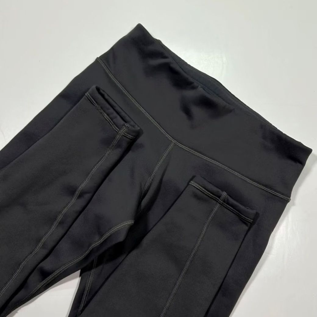 Athleta Athleta Polartech Thermal Athletic Leggings Pockets Womens XS Gray Size 26" / US 2 / IT 38 - 3 Thumbnail