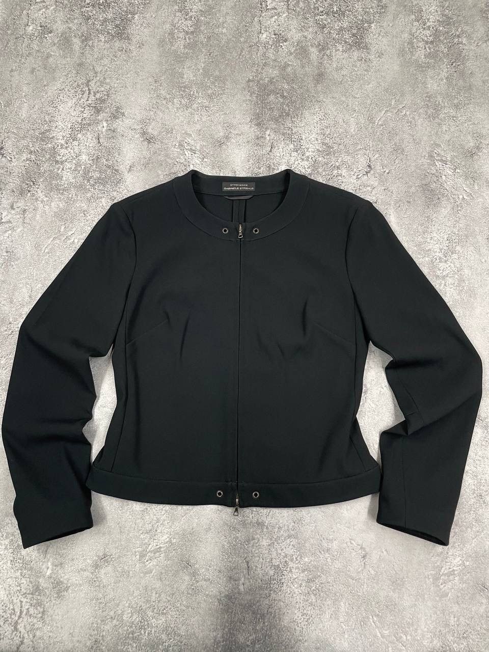 STRENESSE Strenesse Gabriele Strehle Women Cropped Jacket Black Size S / US 4 / IT 40 - 1 Thumbnail